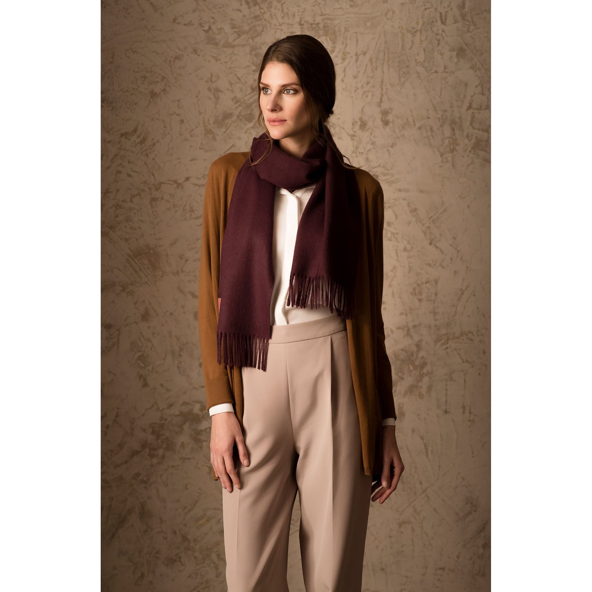 KUNA - Alpaka Webschal - Jamas – 100 % Royal‑Alpaka | Hohes Komfortniveau durch Luxusfaser Alpaka