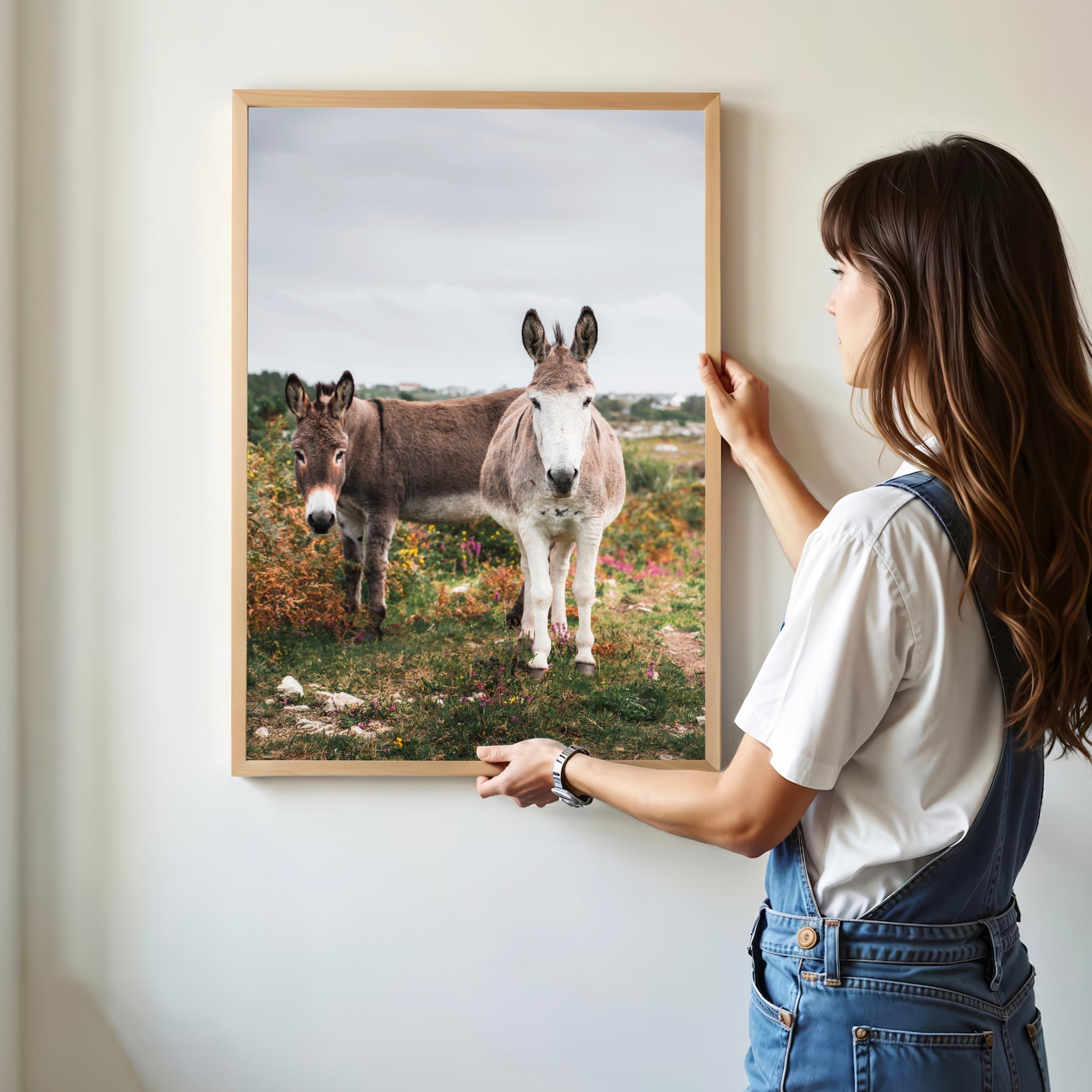 Donkeys in Connemara – Irish Countryside Wall Art Print