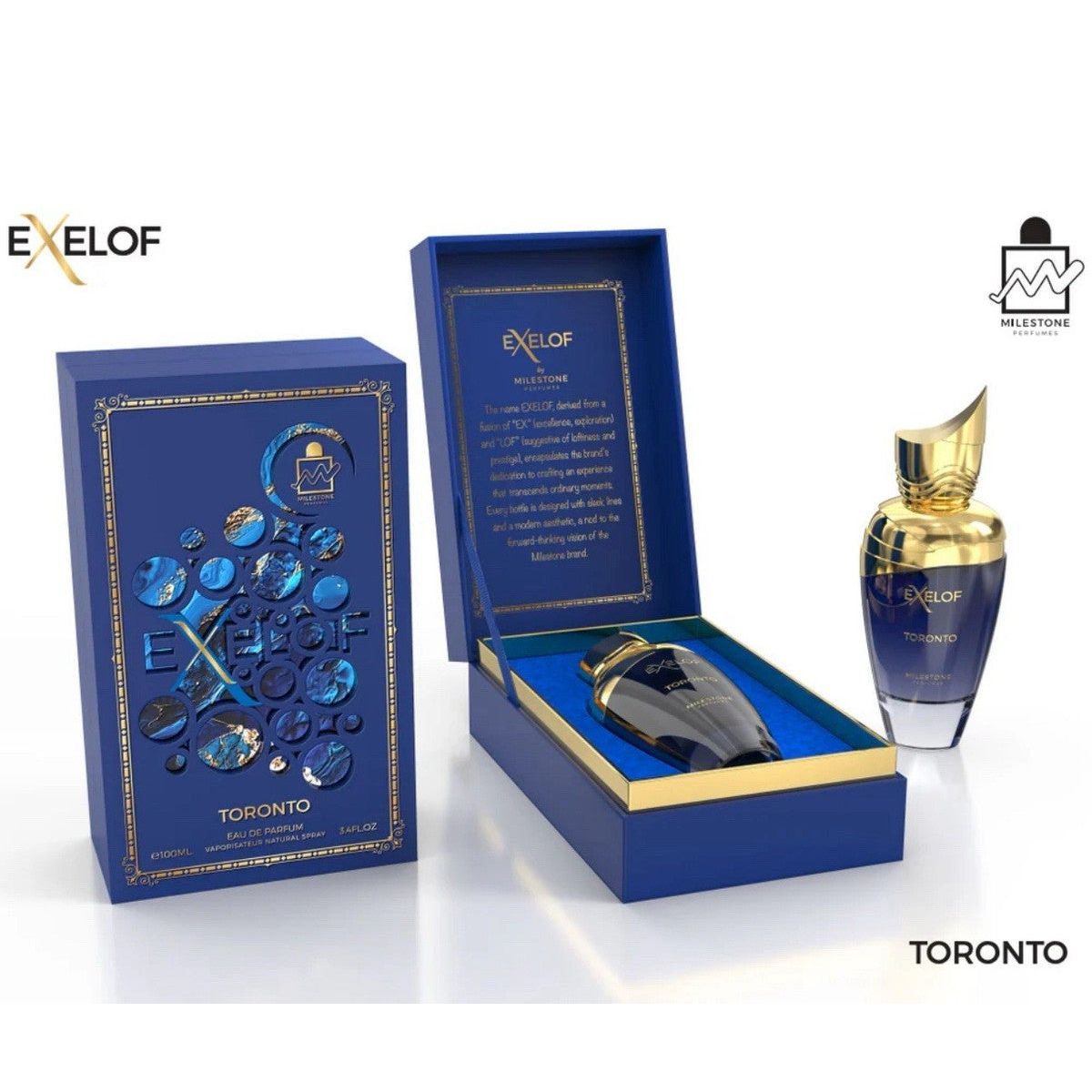 Milestone Exelof Toronto  Eau de Parfum 85 ml