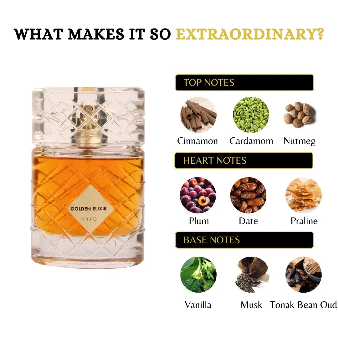 RIIFFS Golden Elixir Eau de Parfum 100 ml