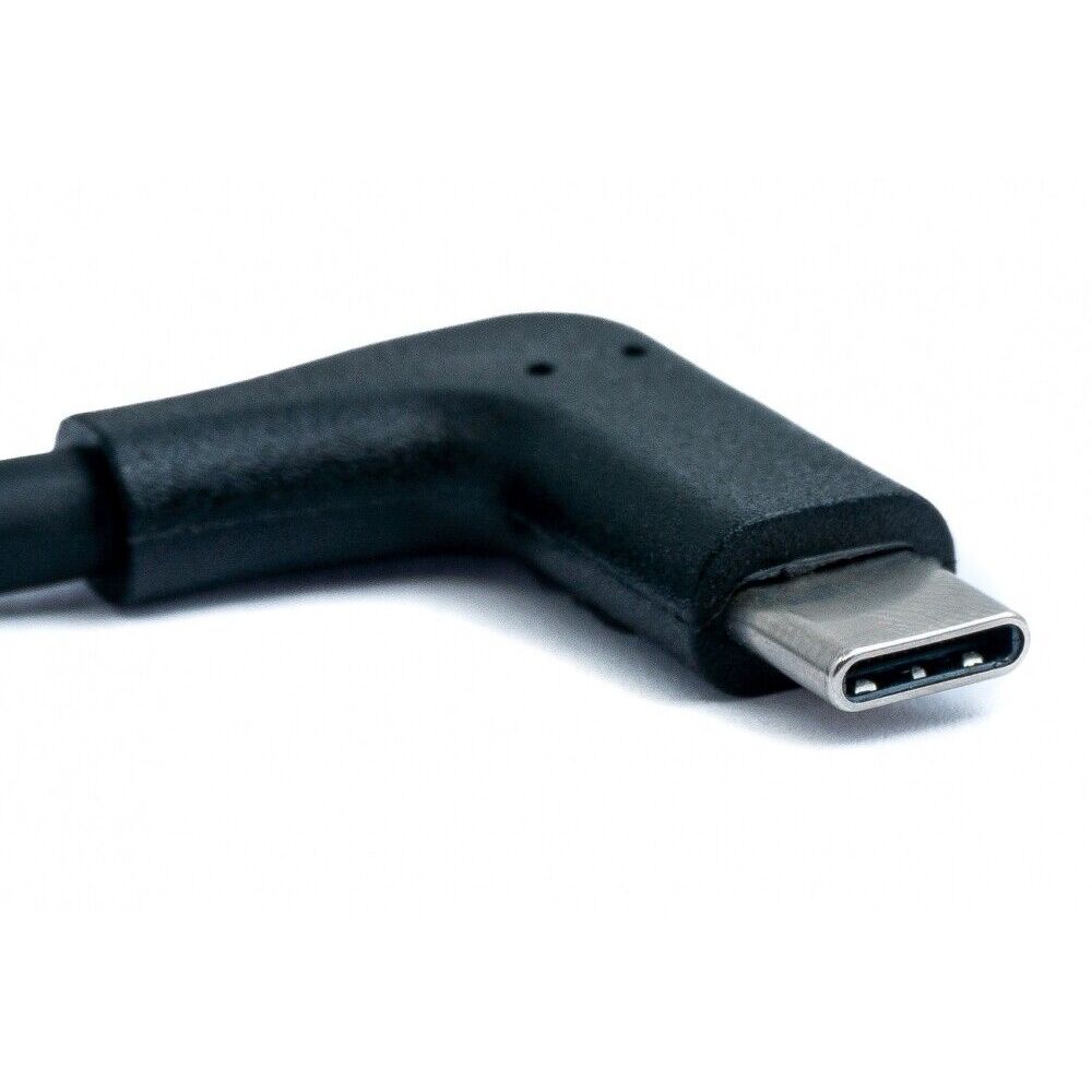 USB 3.1 Gen 2 Kabel 2 m Typ C Stecker zu Stecker 2x Winkel in Schwarz