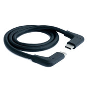 USB 3.1 Gen 2 Kabel 2 m Typ C Stecker zu Stecker 2x Winkel in Schwarz