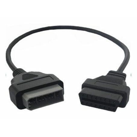 OBD Auf OBD2 14 Polig Auf 16 Polig Diagnosekabel Adapter Stecker Nissan Fahrzeugdiagnose Kabel 38cm