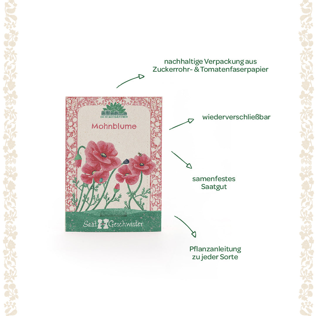 Saatgut Mohnblume