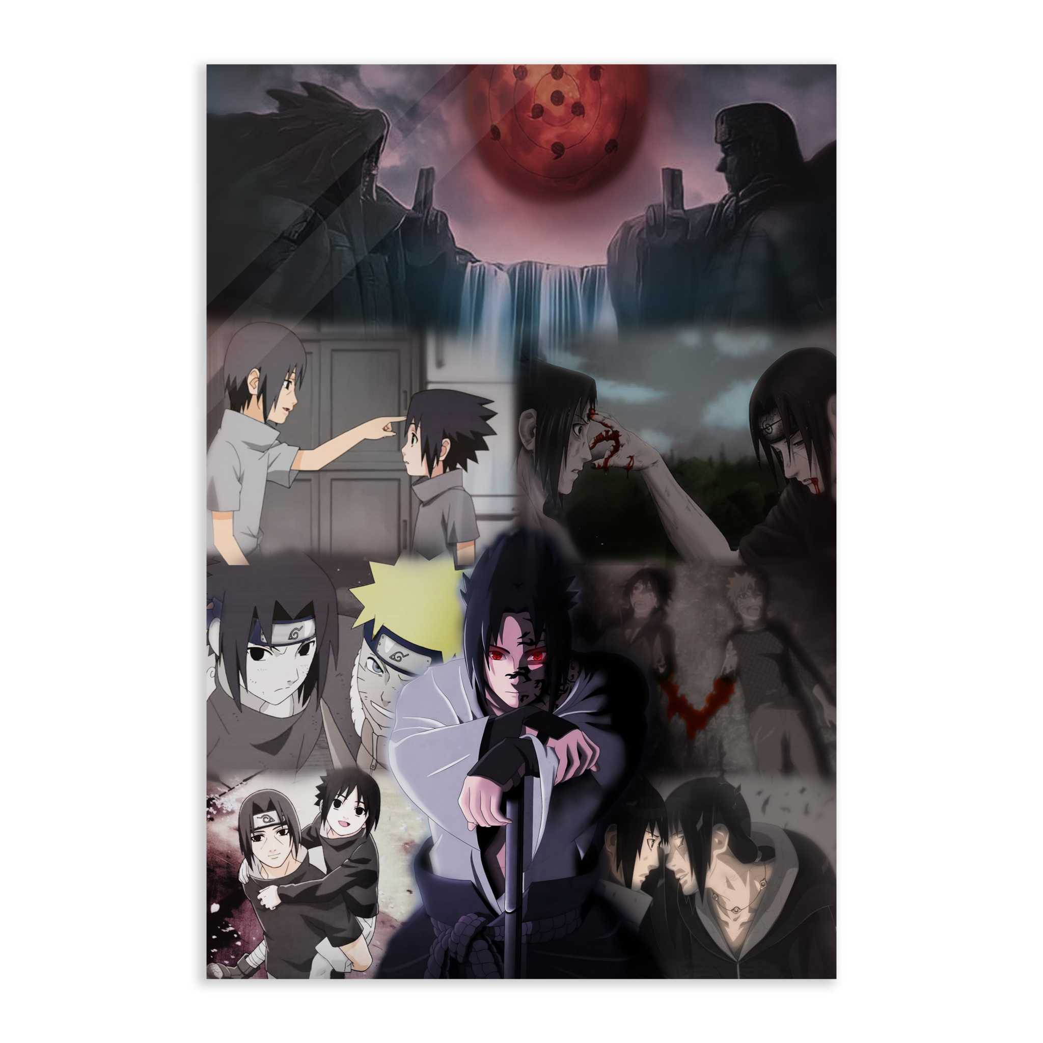 Sasuke's Revenge x SHADOW030 - Anime Leinwandbild by SimpleCanvas