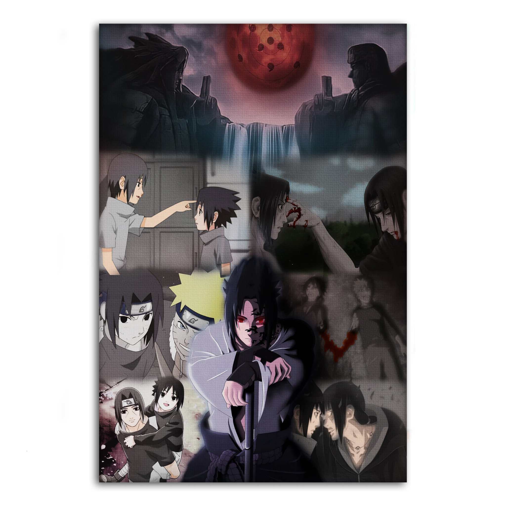 Sasuke's Revenge x SHADOW030 - Anime Leinwandbild by SimpleCanvas