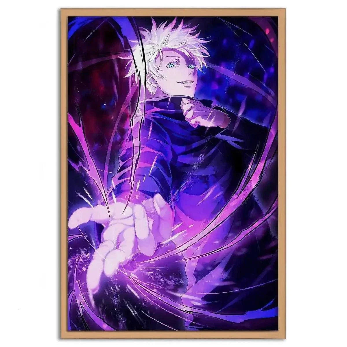 Satoru Gojo - Anime Leinwandbild by SimpleCanvas