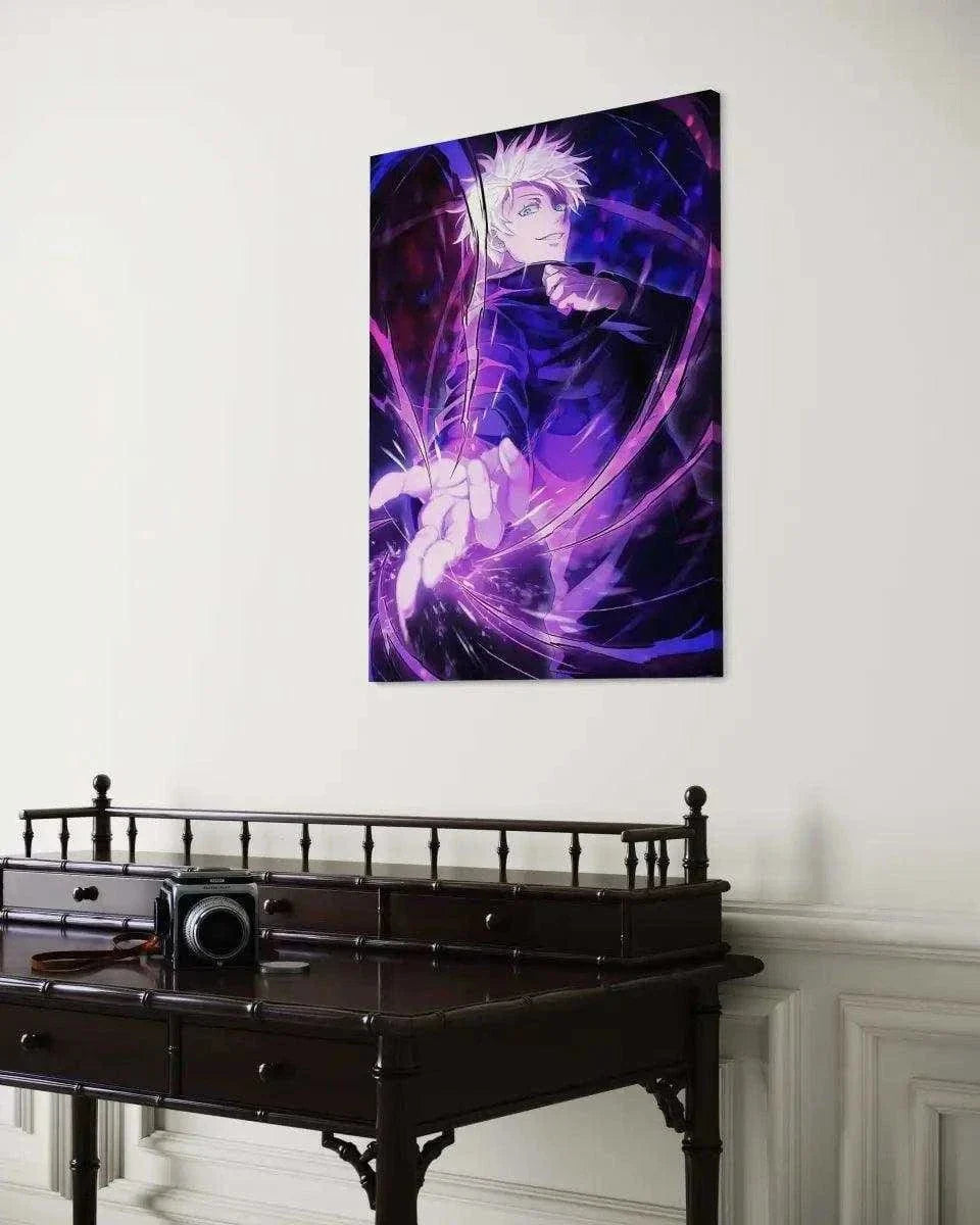 Satoru Gojo - Anime Leinwandbild by SimpleCanvas