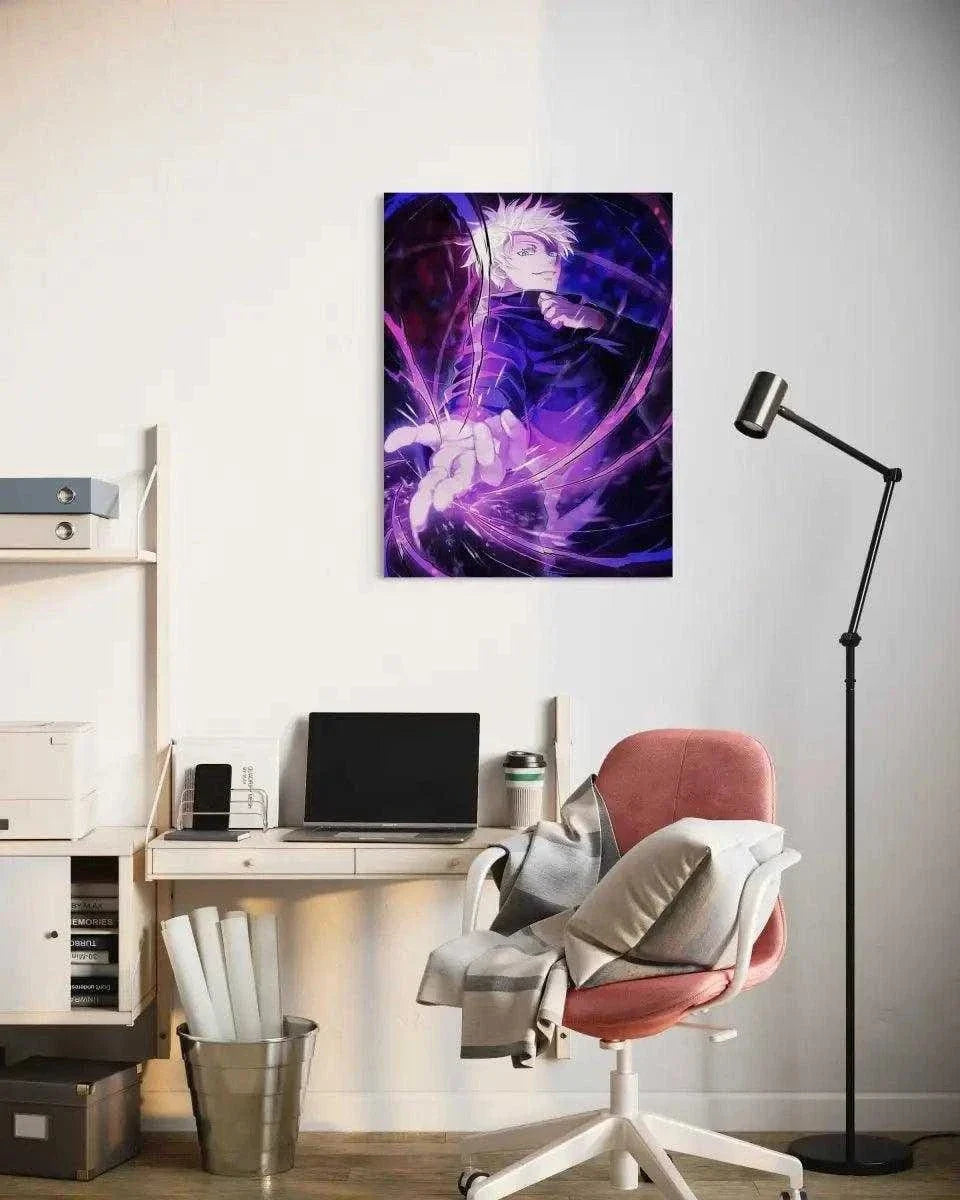 Satoru Gojo - Anime Leinwandbild by SimpleCanvas
