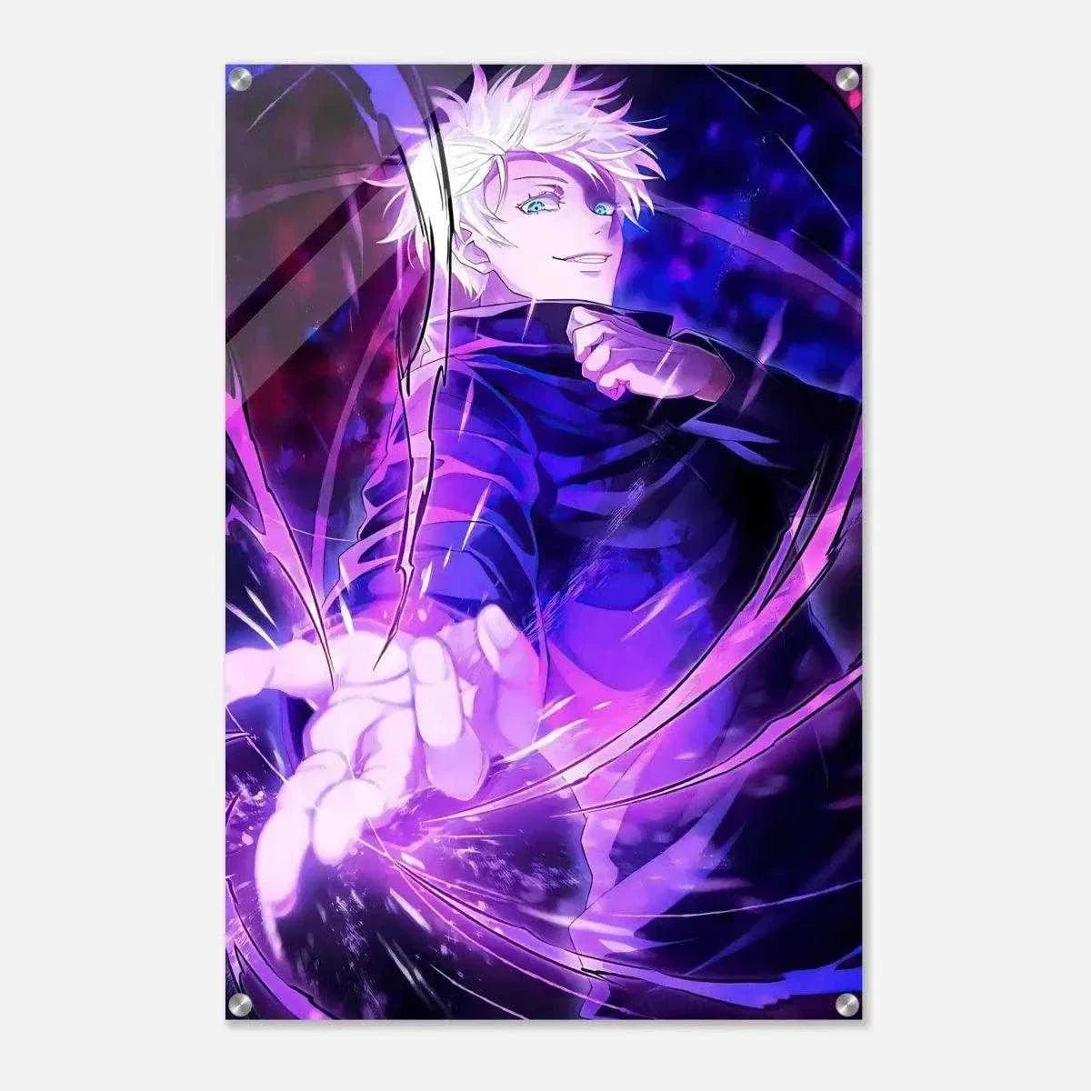 Satoru Gojo - Anime Leinwandbild by SimpleCanvas