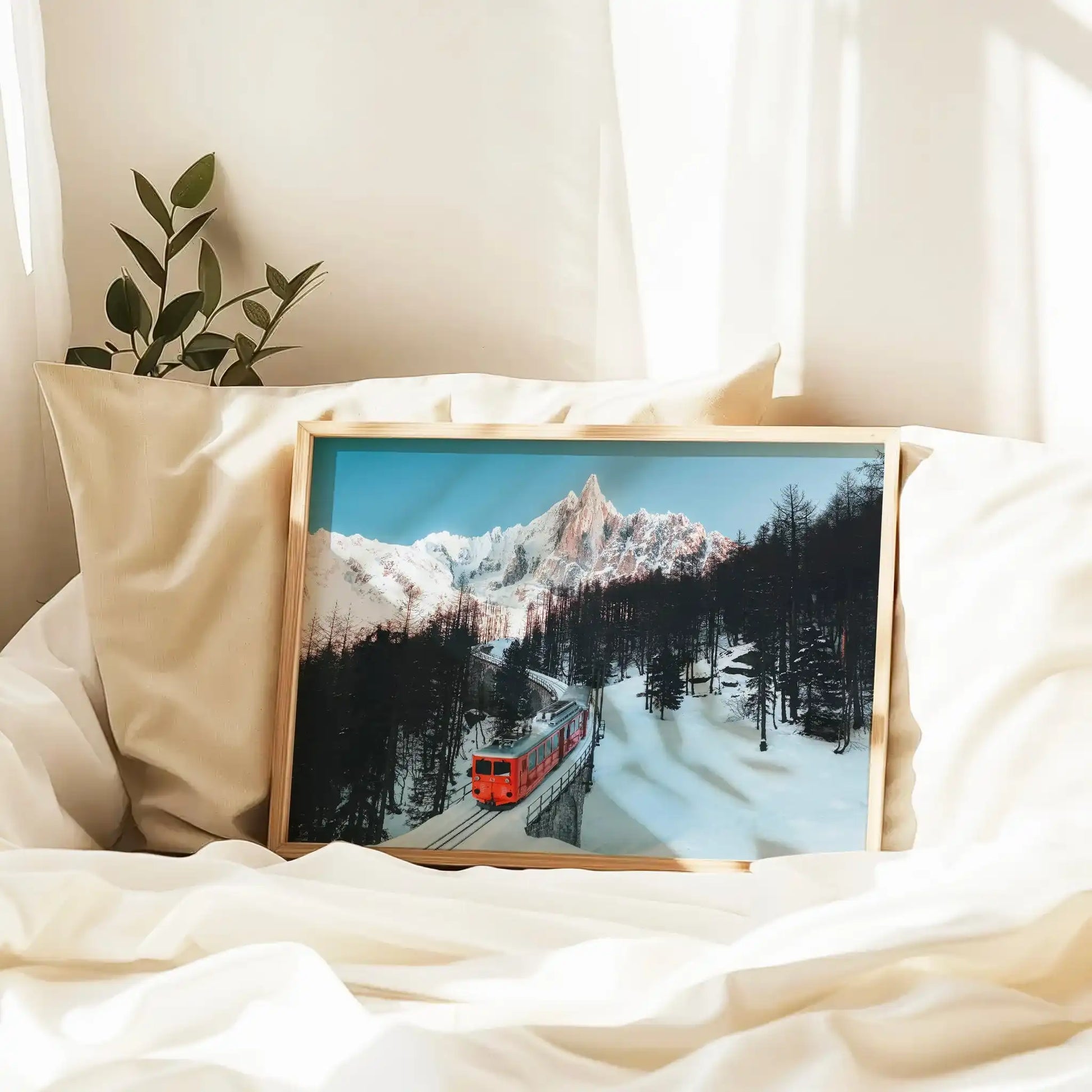 Mer de Glace et train du Montenvers, Chamonix by Chamonix Prints