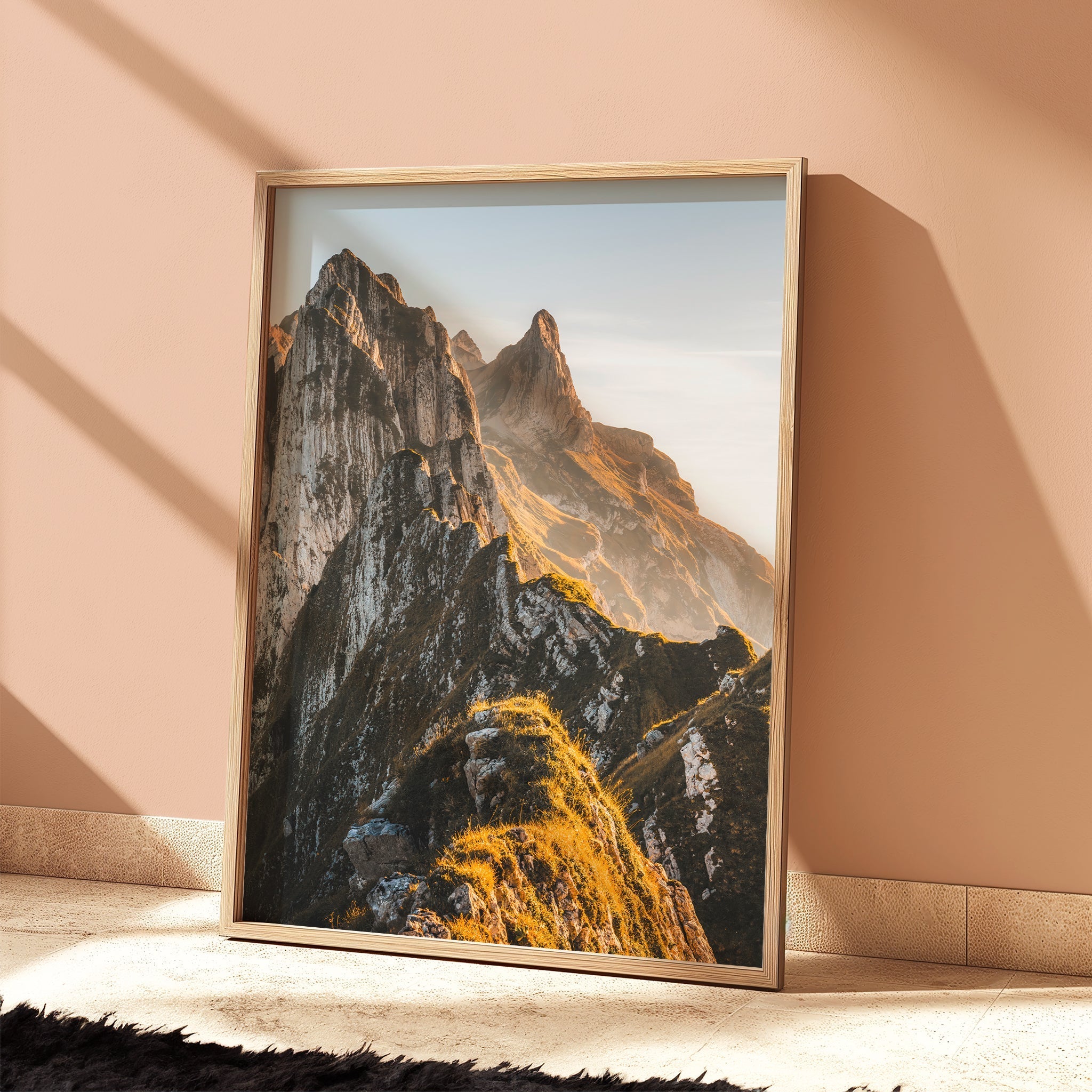 Schäfler Ridge Wall Art Print – Swiss Alps Landscape Photography