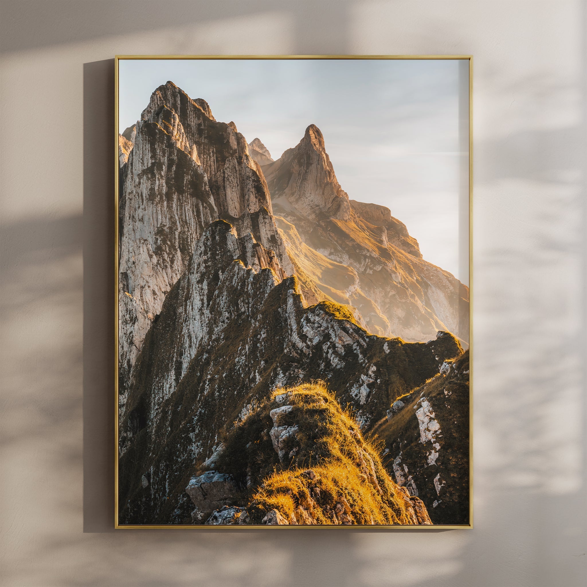 Schäfler Ridge Wall Art Print – Swiss Alps Landscape Photography