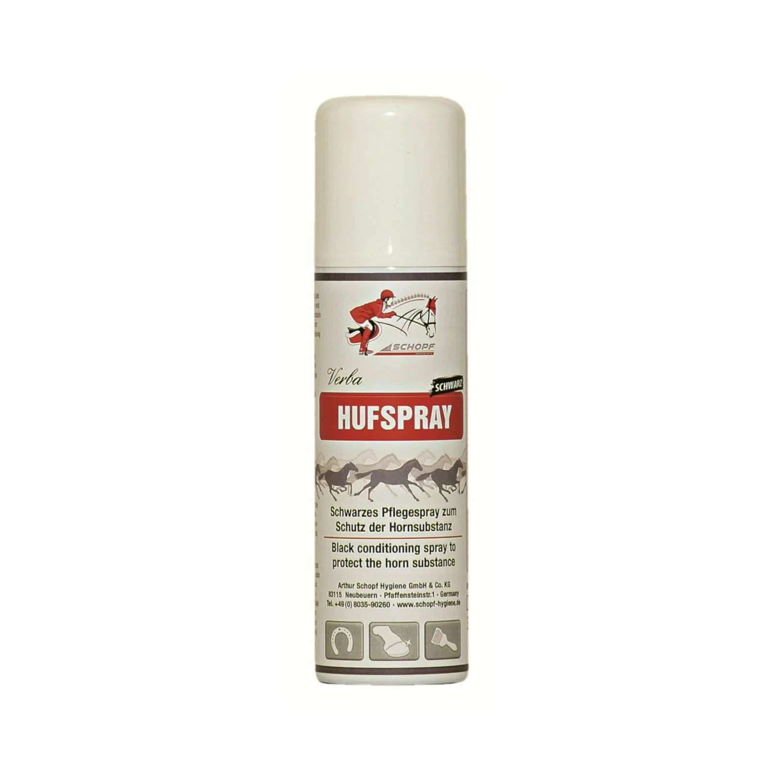 Schopf Riders Verba Hufspray schwarz 200ml - Japankoi.net