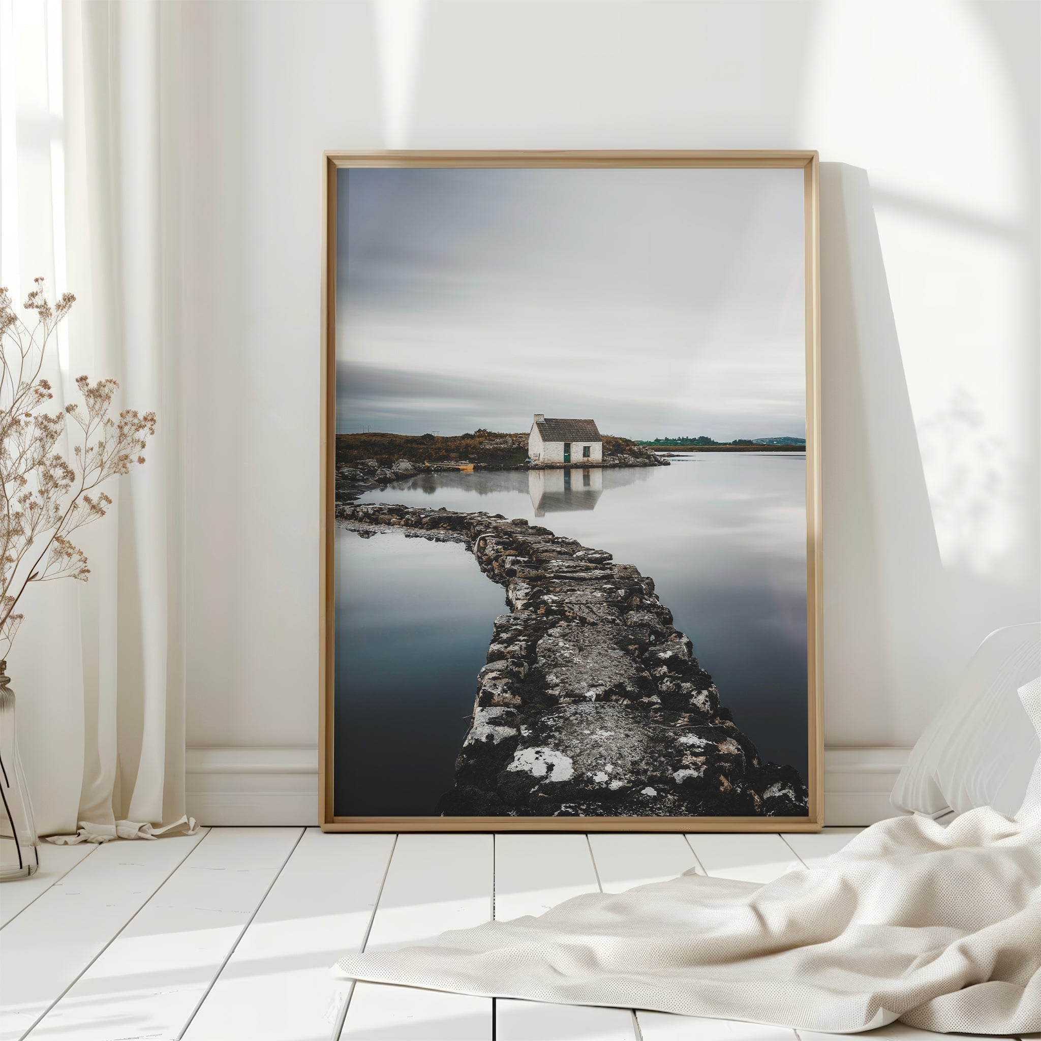 Fisherman's Bothy, Ireland – Galway Landscape Wall Art Print