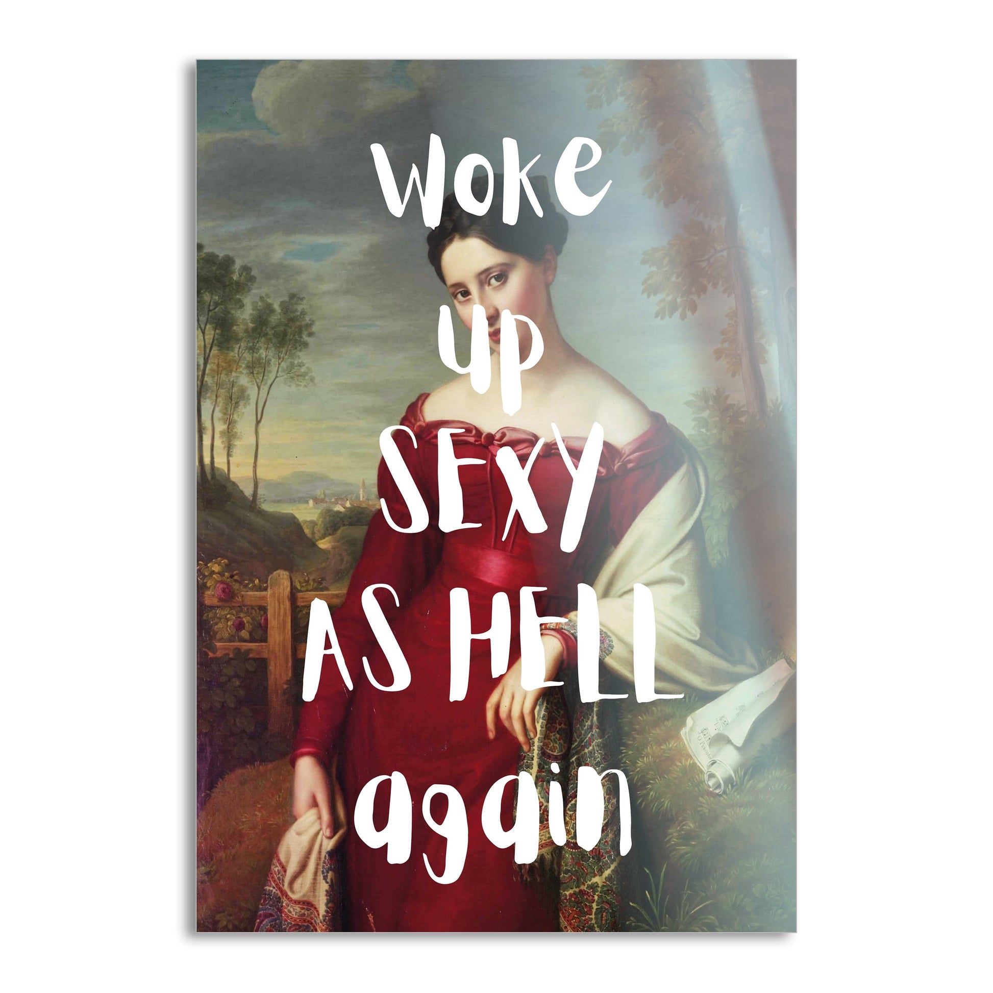 Sexy as hell - Leinwandbild Quotes by SimpleCanvas