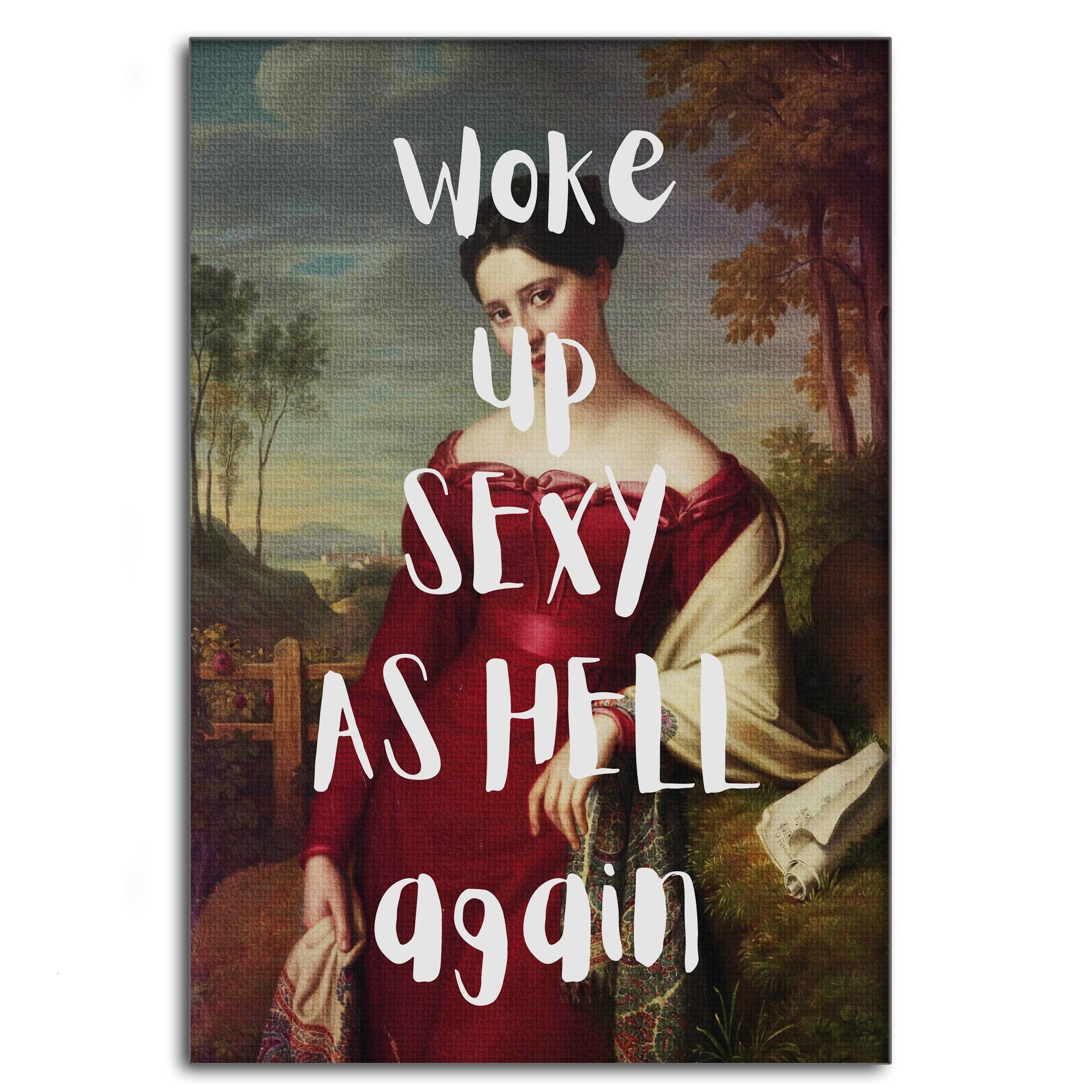 Sexy as hell - Leinwandbild Quotes