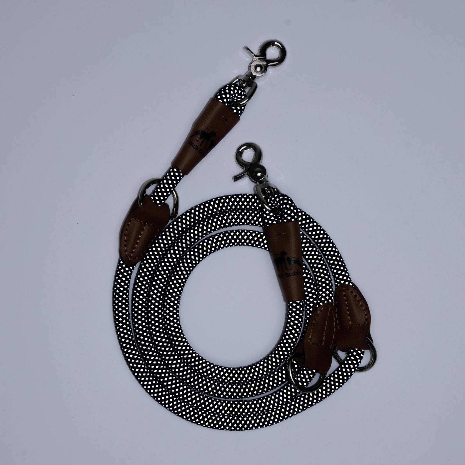 Reflektionsleine GLOW stark reflektierend längenverstellbar und vegan by Benny Burton