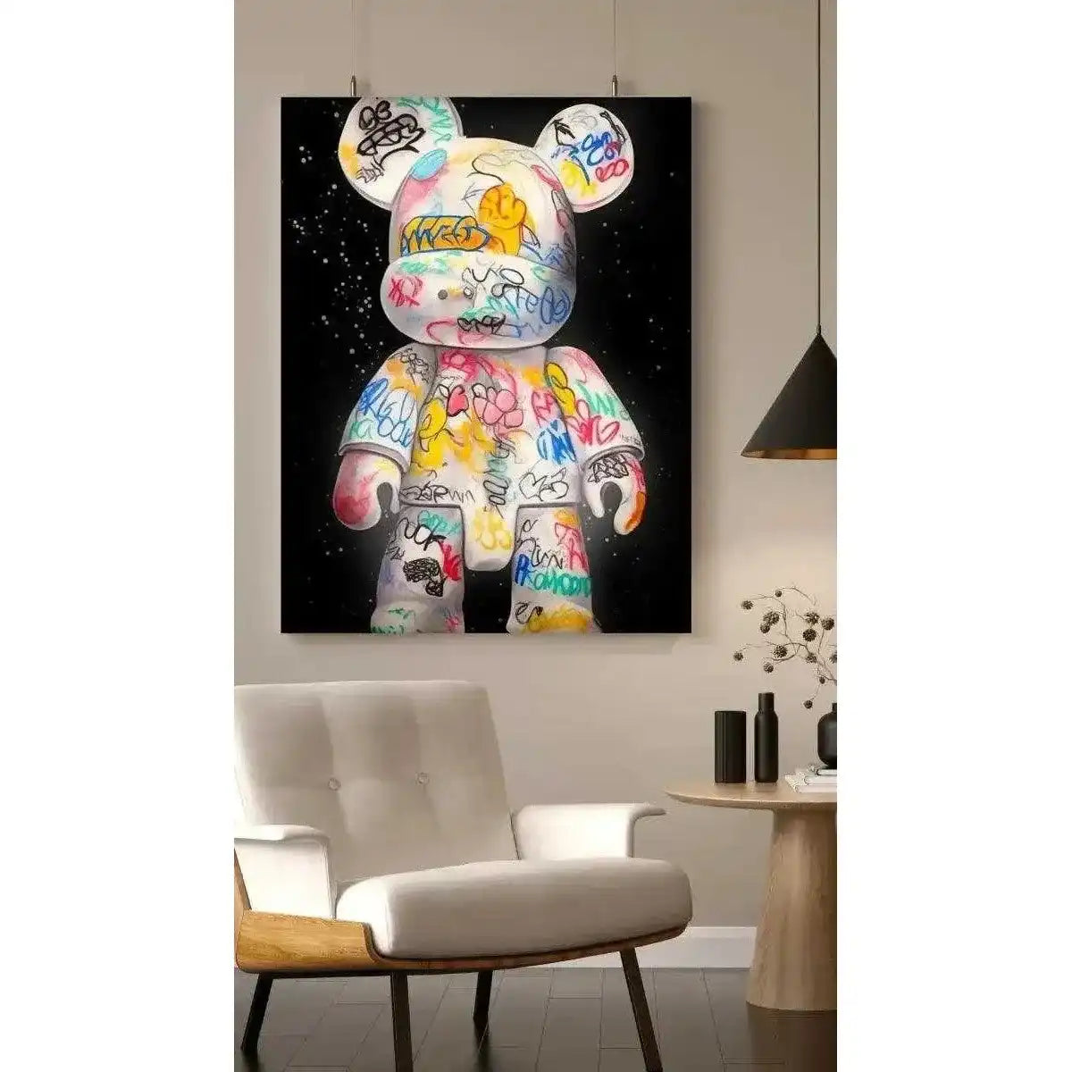 Signature Bear - Leinwandbild Luxuriös by SimpleCanvas