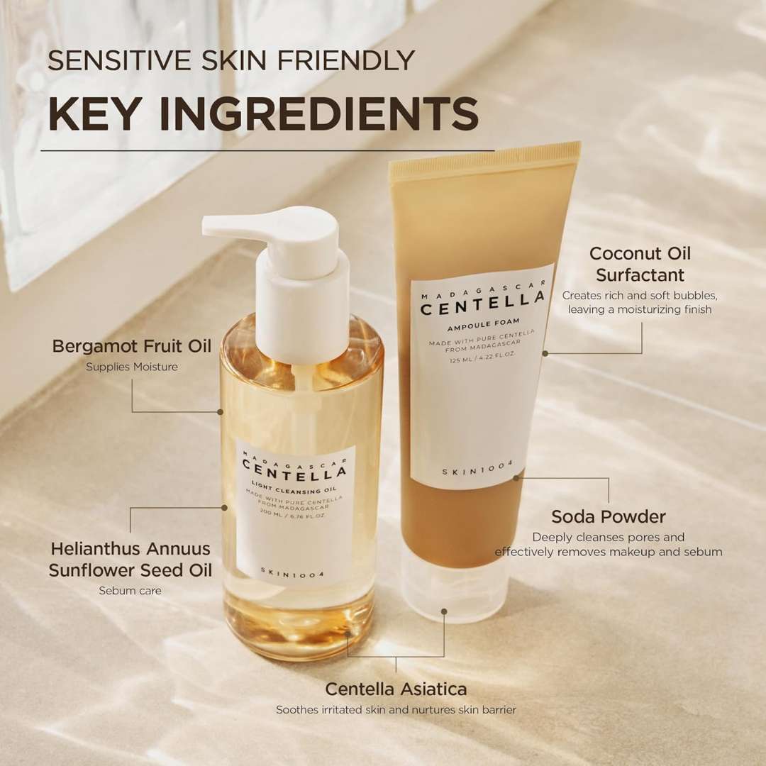 SKIN1004 Madagascar Centella Double Cleansing Duo Set