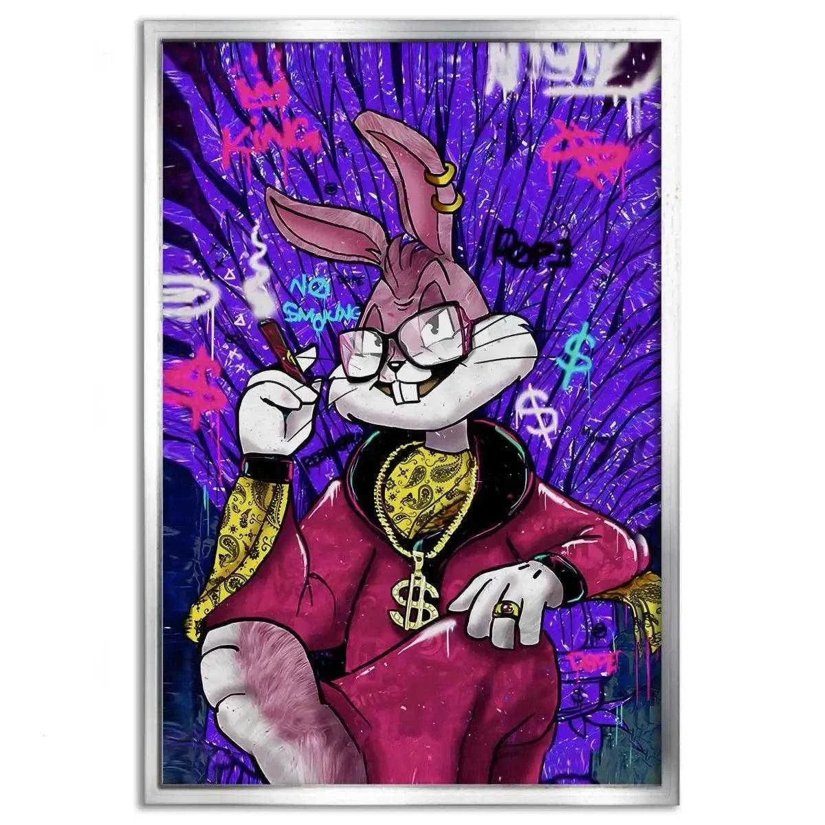 Smoking Bugs - Leinwandbild Pop Art by SimpleCanvas