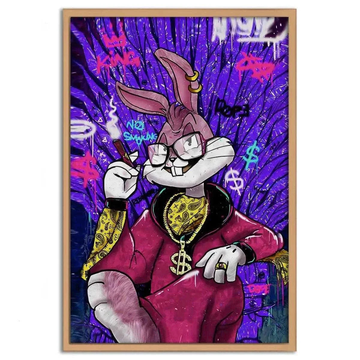 Smoking Bugs - Leinwandbild Pop Art by SimpleCanvas