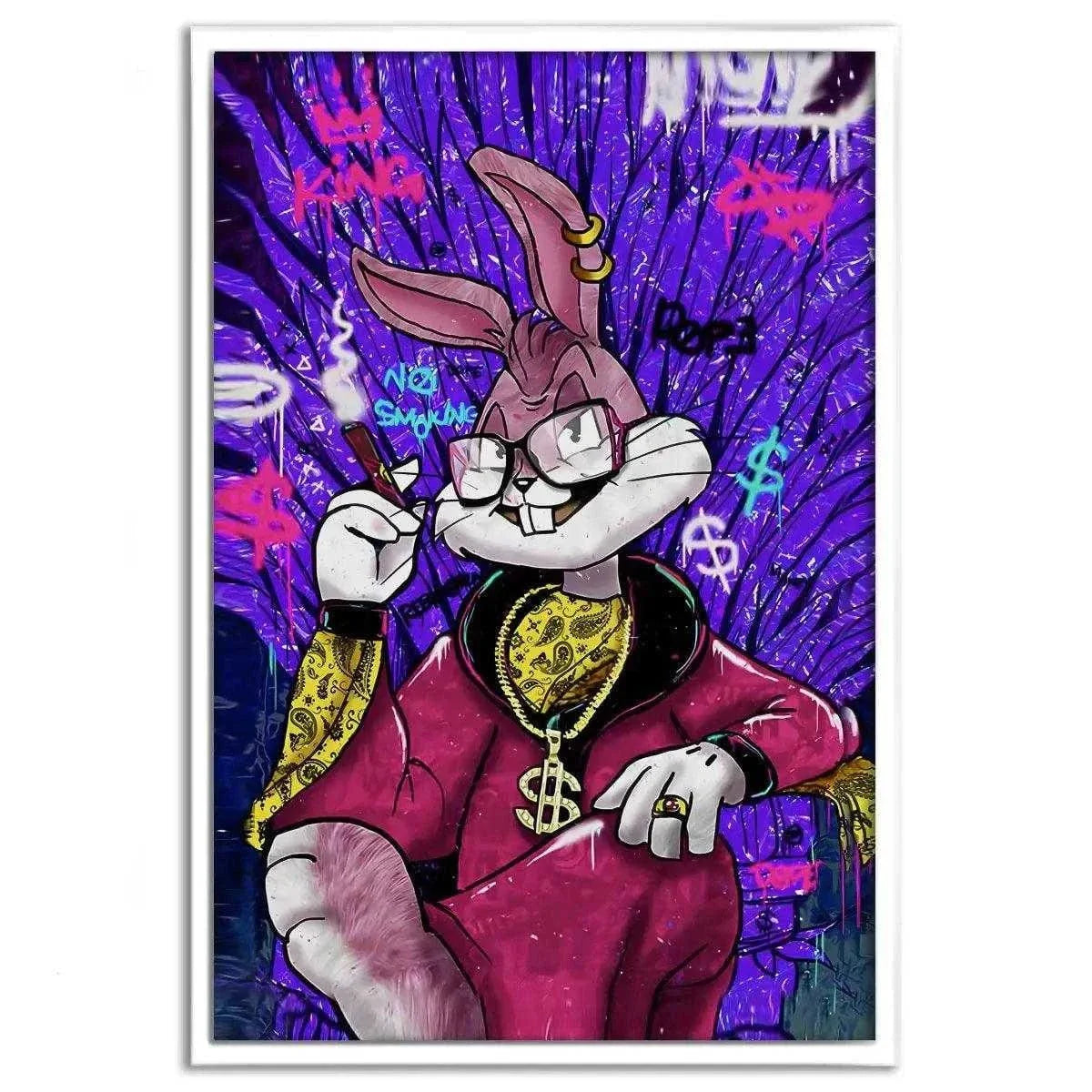 Smoking Bugs - Leinwandbild Pop Art by SimpleCanvas