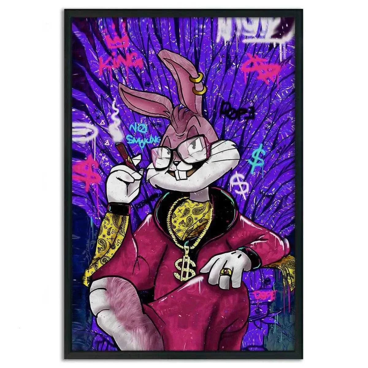 Smoking Bugs - Leinwandbild Pop Art by SimpleCanvas