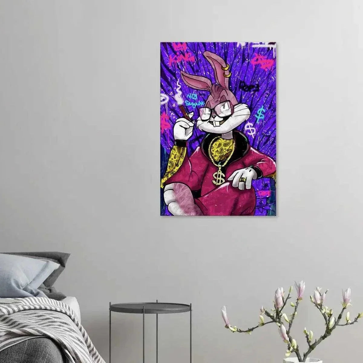 Smoking Bugs - Leinwandbild Pop Art by SimpleCanvas