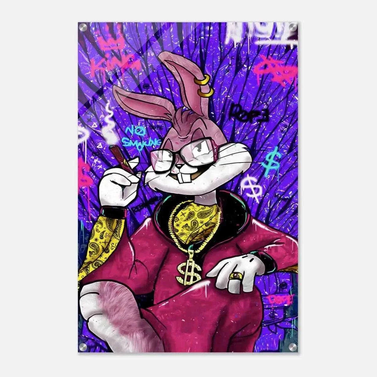 Smoking Bugs - Leinwandbild Pop Art by SimpleCanvas