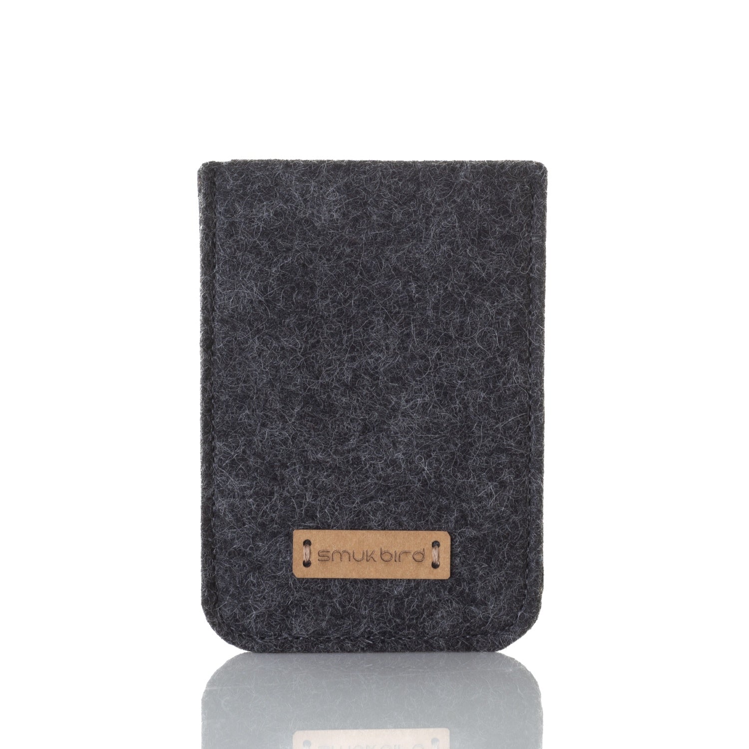 EC Karten Etui aus Filz | anthrazit