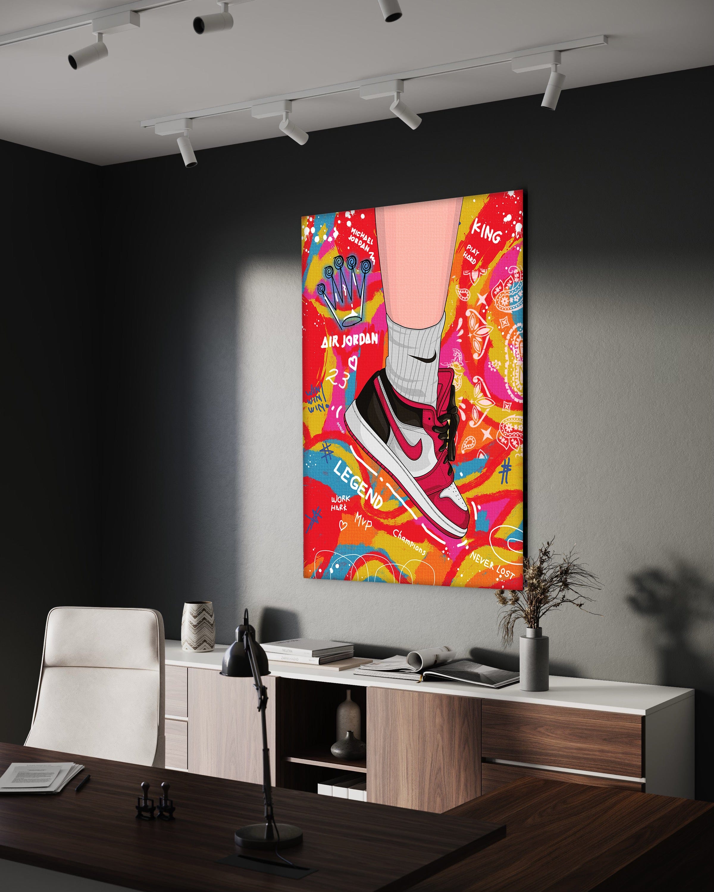 Sneakers Pop Art - Leinwandbild Pop Art