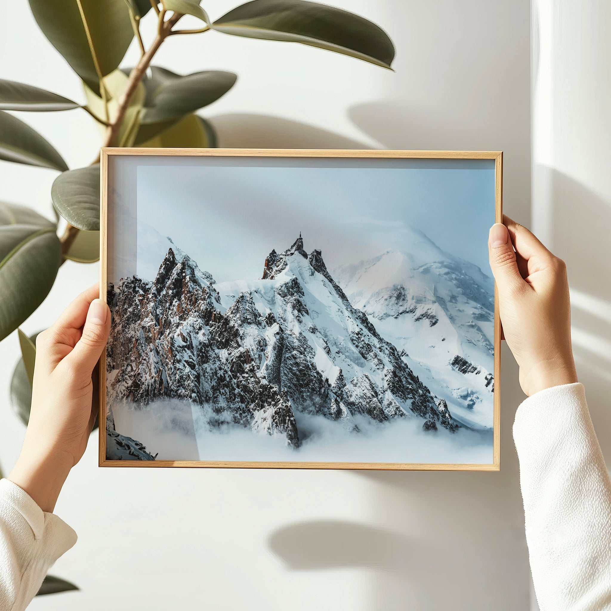 Aiguille du Midi Chamonix Wall Art Print – French Alps Photography