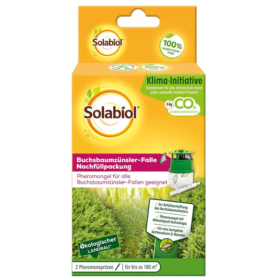 Solabiol Buchsbaumzünsler-Falle Nachfüllpackung 2 Pheromonspritzen - Japankoi.net