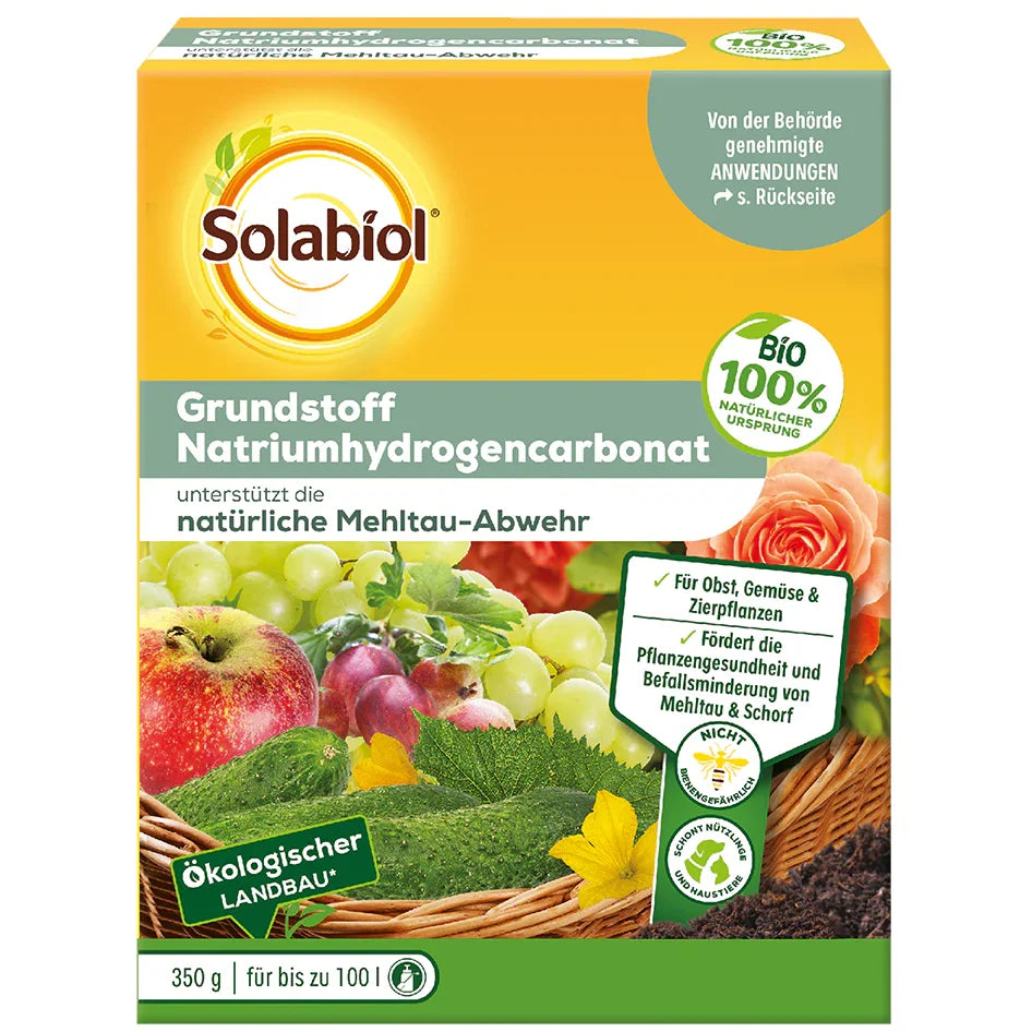 Solabiol Grundstoff Natriumhydrogencarbonat Echter Mehltau Apfelfschorf 350 g - Japankoi.net