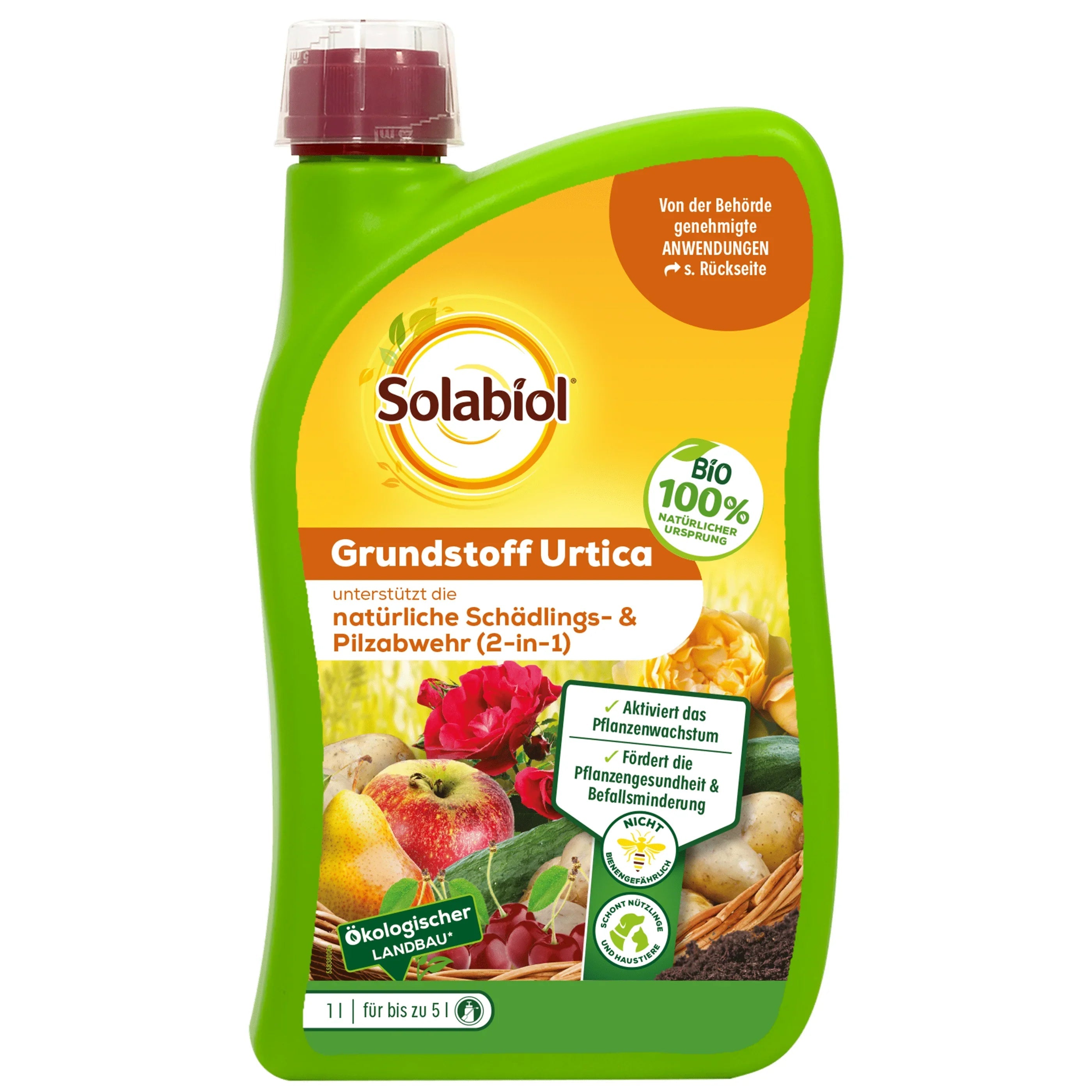 Solabiol Grundstoff Urtica Konzentrat 1000 ml - Japankoi.net