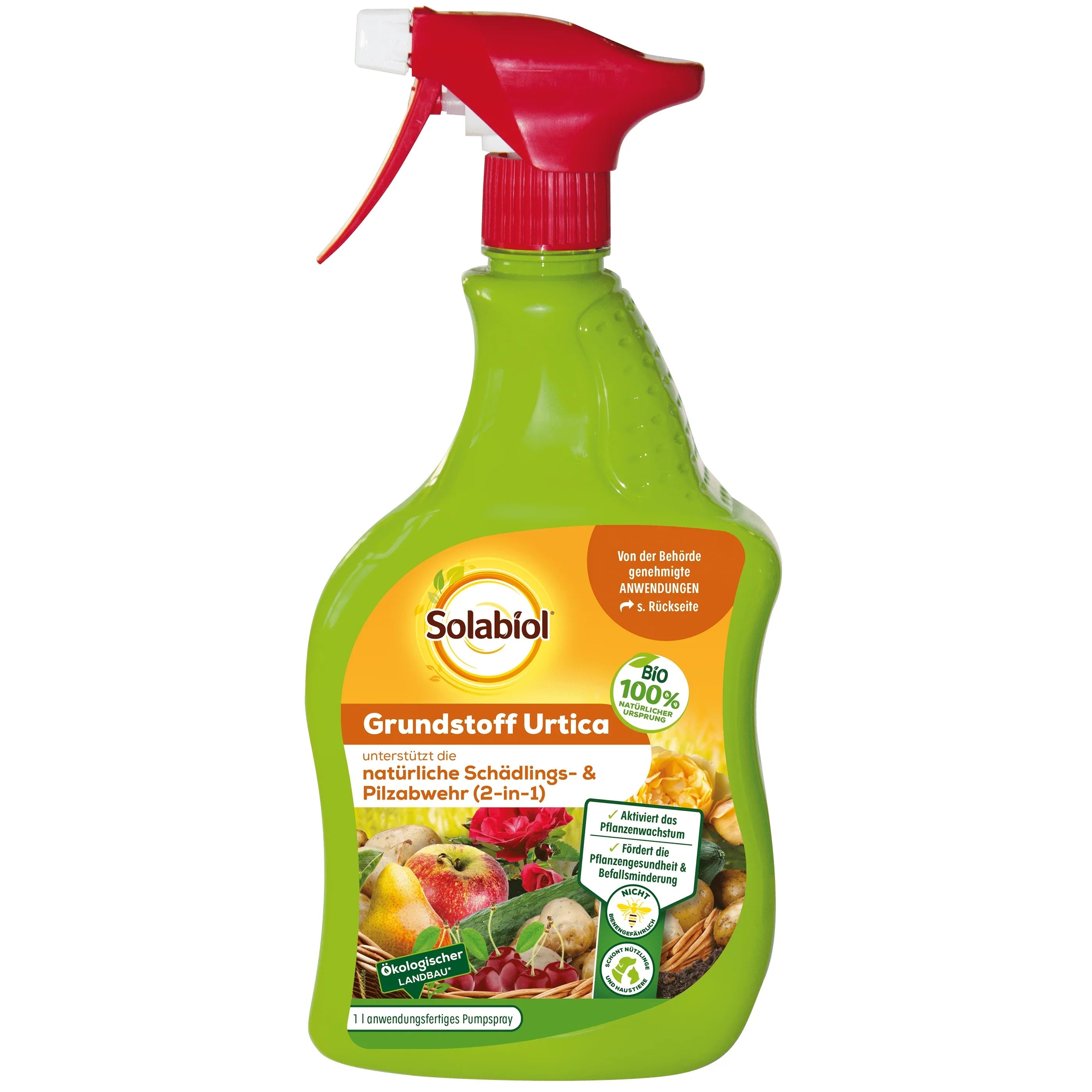 Solabiol Grundstoff Urtica Spray 100 % natürlicher Inhaltsstoff 1 L - Japankoi.net