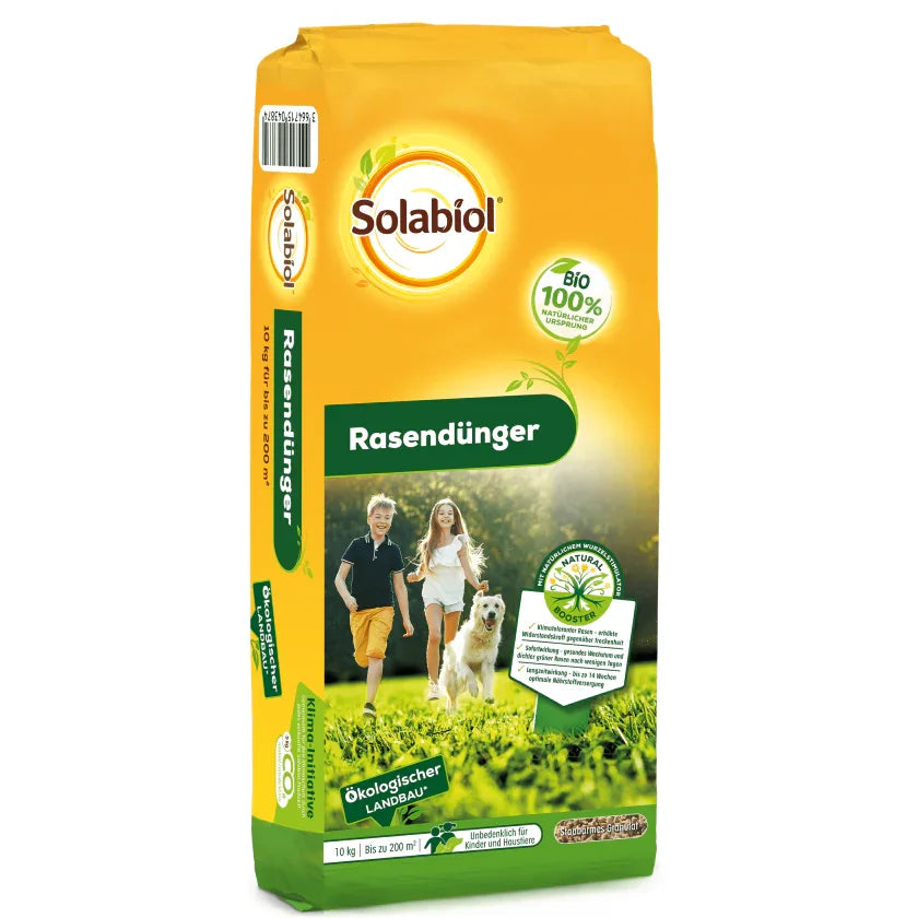Solabiol Rasendünger für 200 m² sofort- und Langzeitwirkung - Japankoi.net