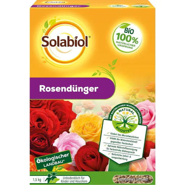 Solabiol Rosendünger zusammensetzung ist 100% natürlichen Ursprungs 1,5 kg - Japankoi.net