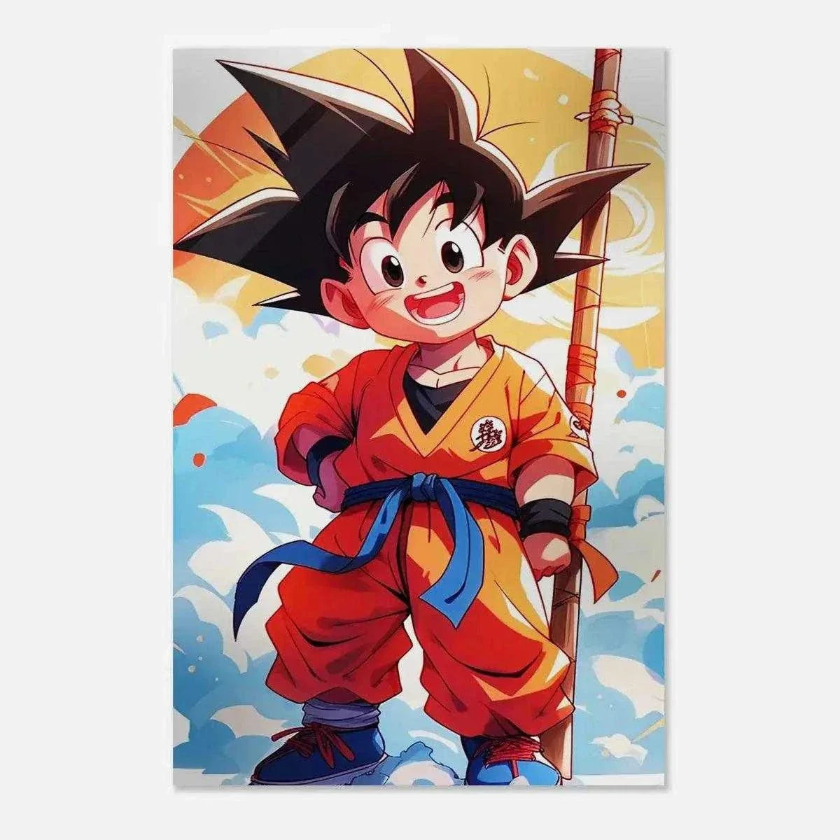 Son Goku - Dragon Ball - Anime Leinwandbild by SimpleCanvas