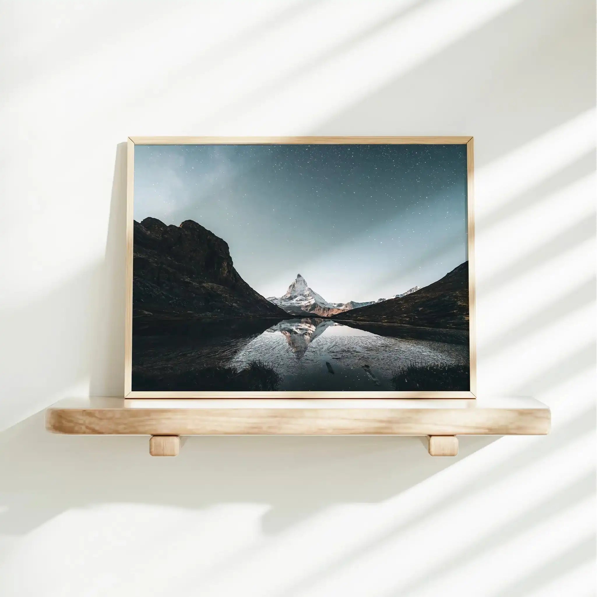 Matterhorn Reflected in Rifflesee, Switzerland by Chamonix Prints