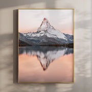 Matterhorn reflected in Stellisee, Switzerland