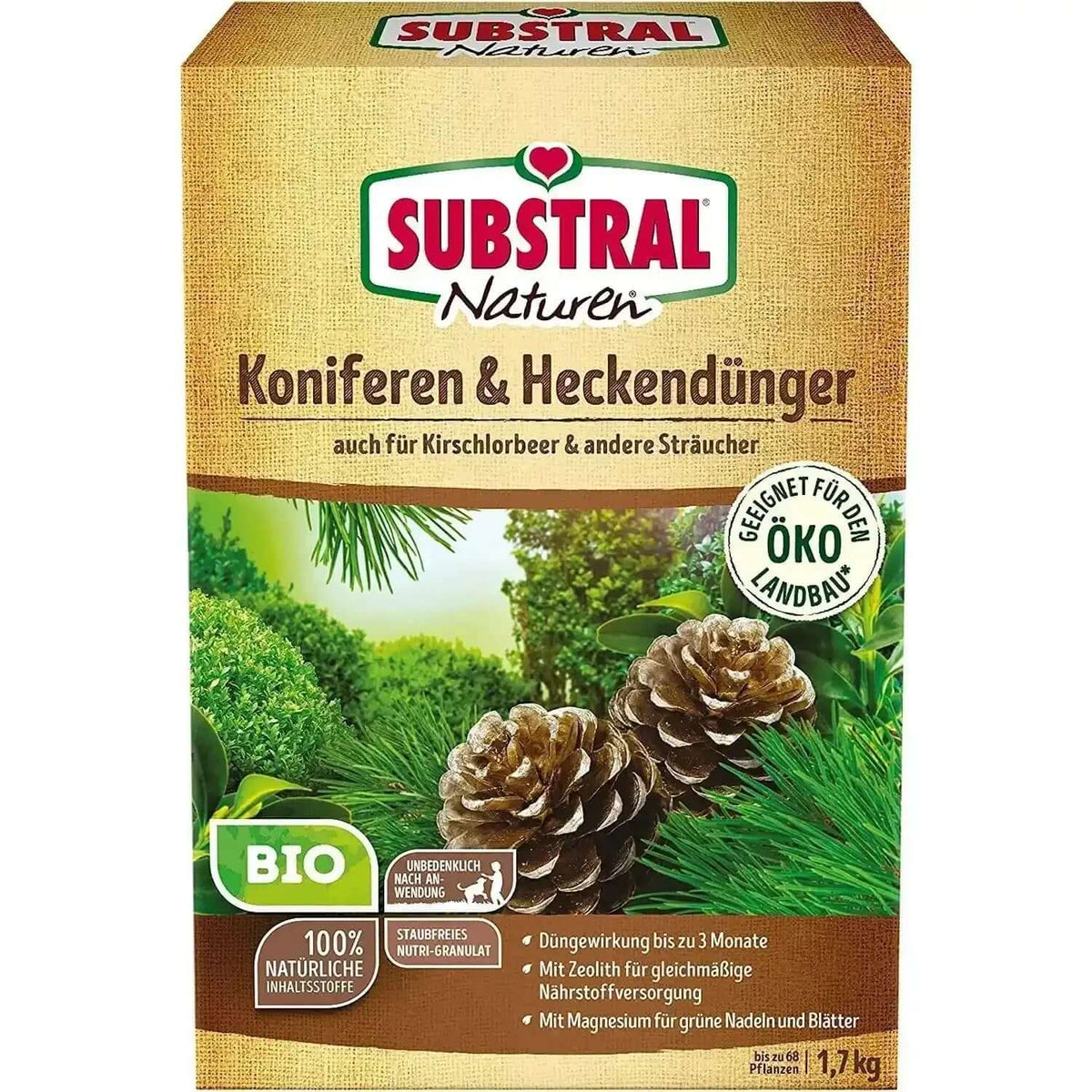 Substral Naturen Bio Koniferen- und Heckendünger 1,7 kg