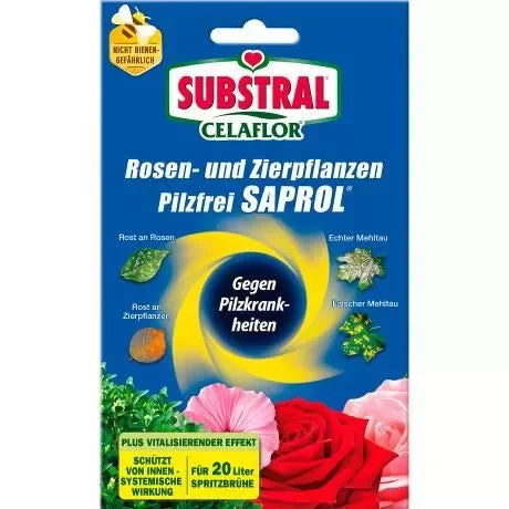 SUBSTRAL® Celaflor® Rosen- und Zierpflanzen Pilzfrei Saprol 4x4 ml - Japankoi.net
