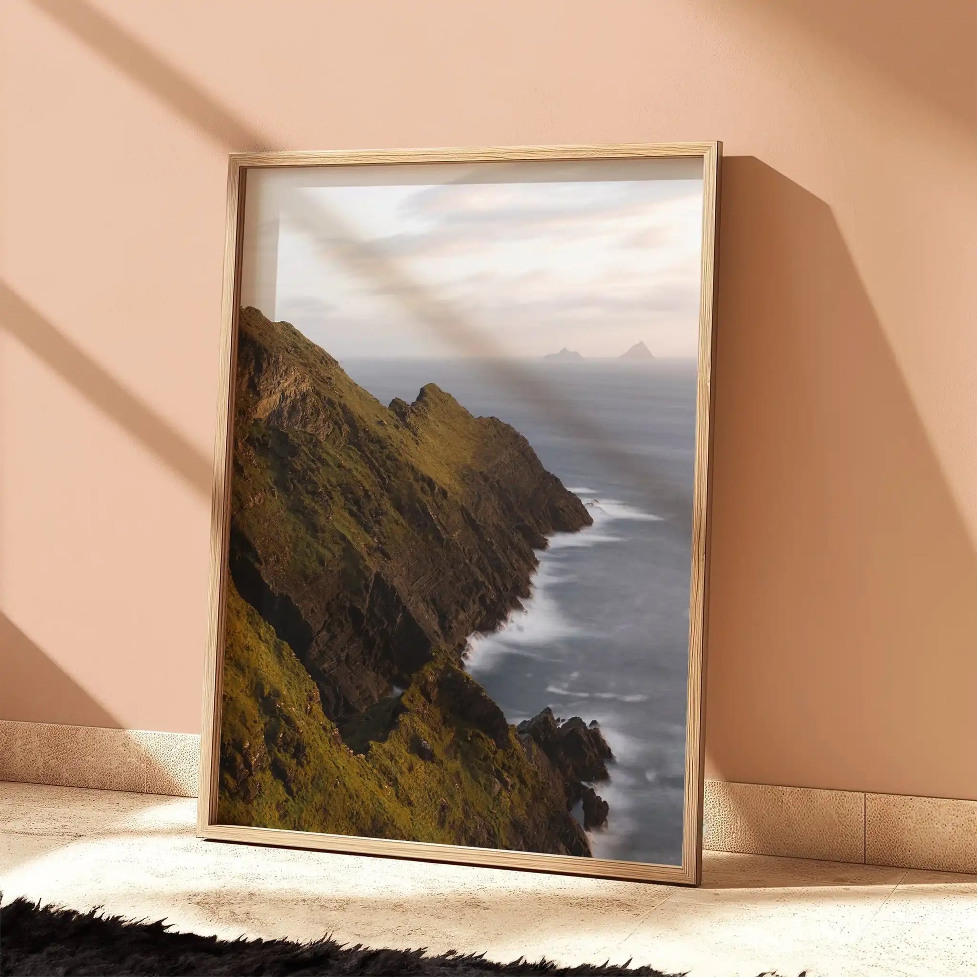Kerry Cliffs Wall Art – Wild Atlantic Way Ireland Coastal Print by Chamonix Prints
