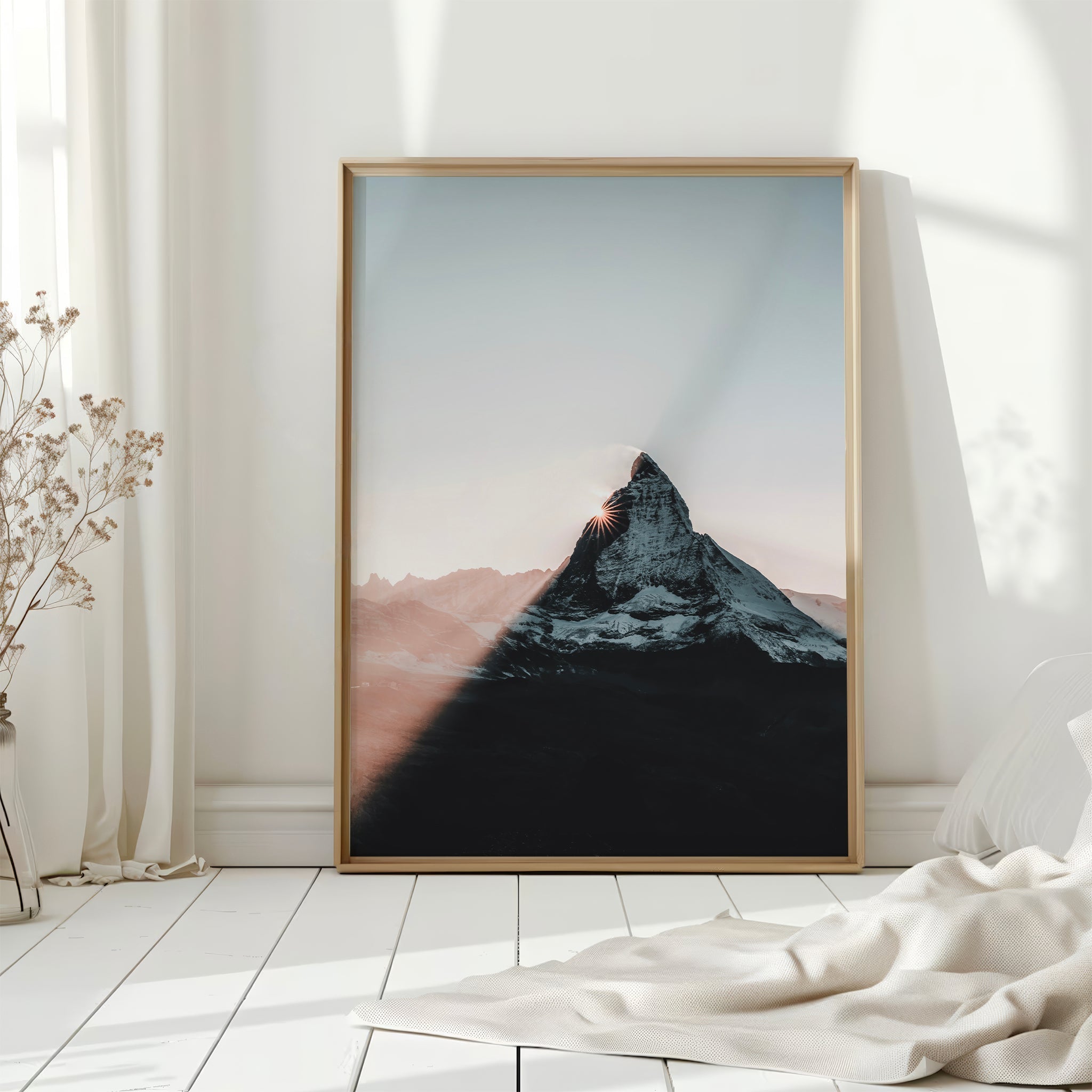 Matterhorn Sunset Wall Art – Fine Art Print of the Swiss Alps