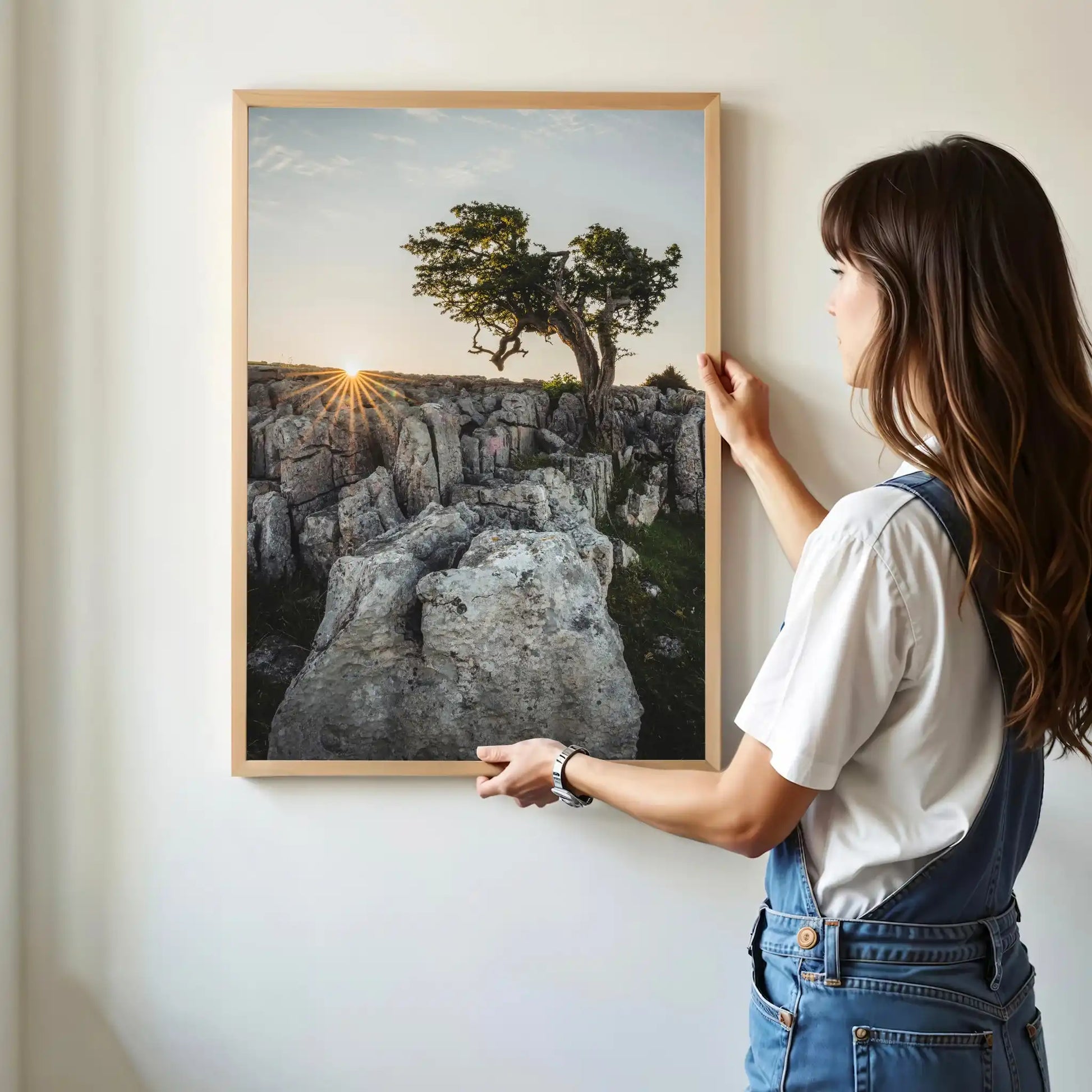 Twisleton Scars Sunrise Print – Yorkshire Dales Landscape Photography by Chamonix Prints