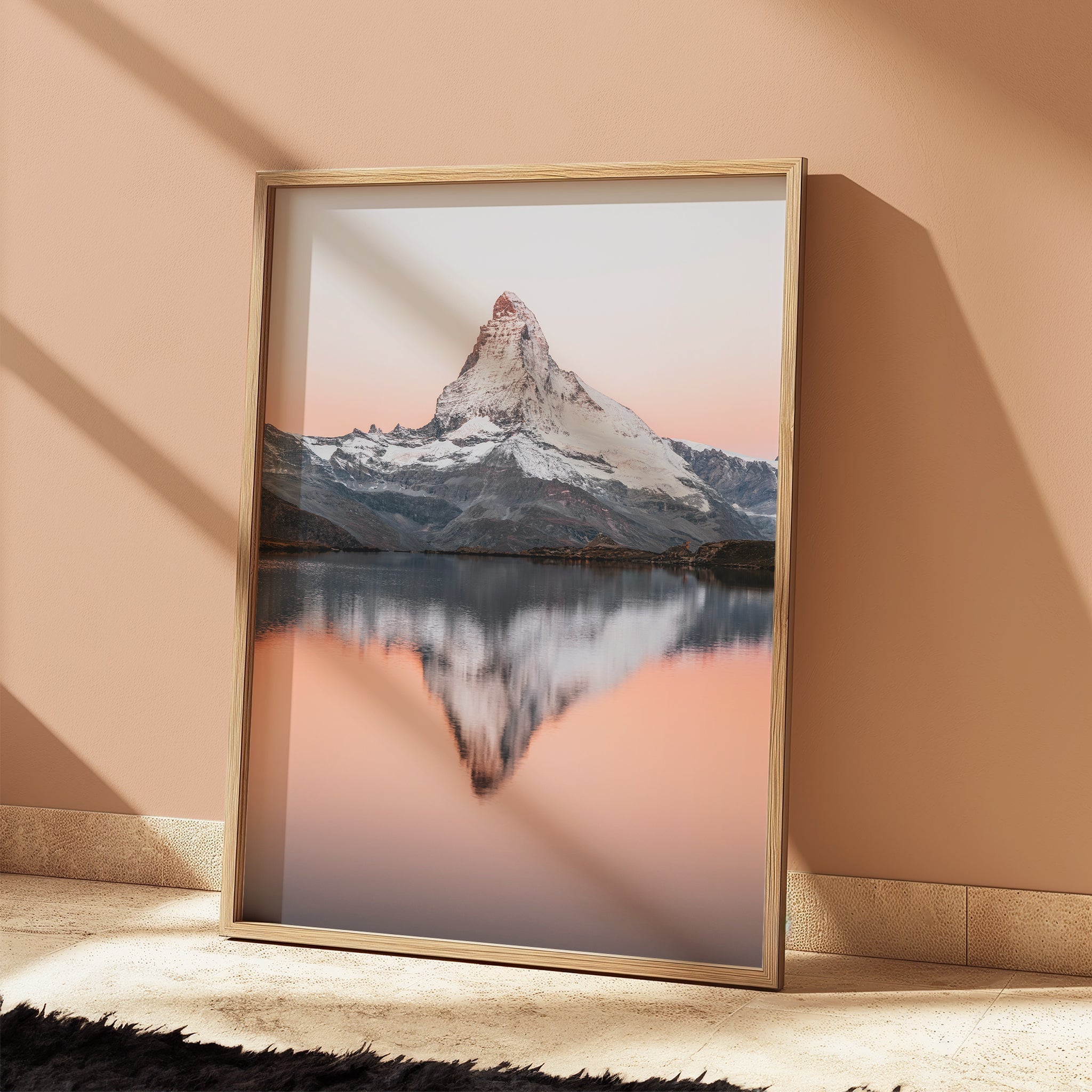 Matterhorn reflected in Stellisee, Switzerland