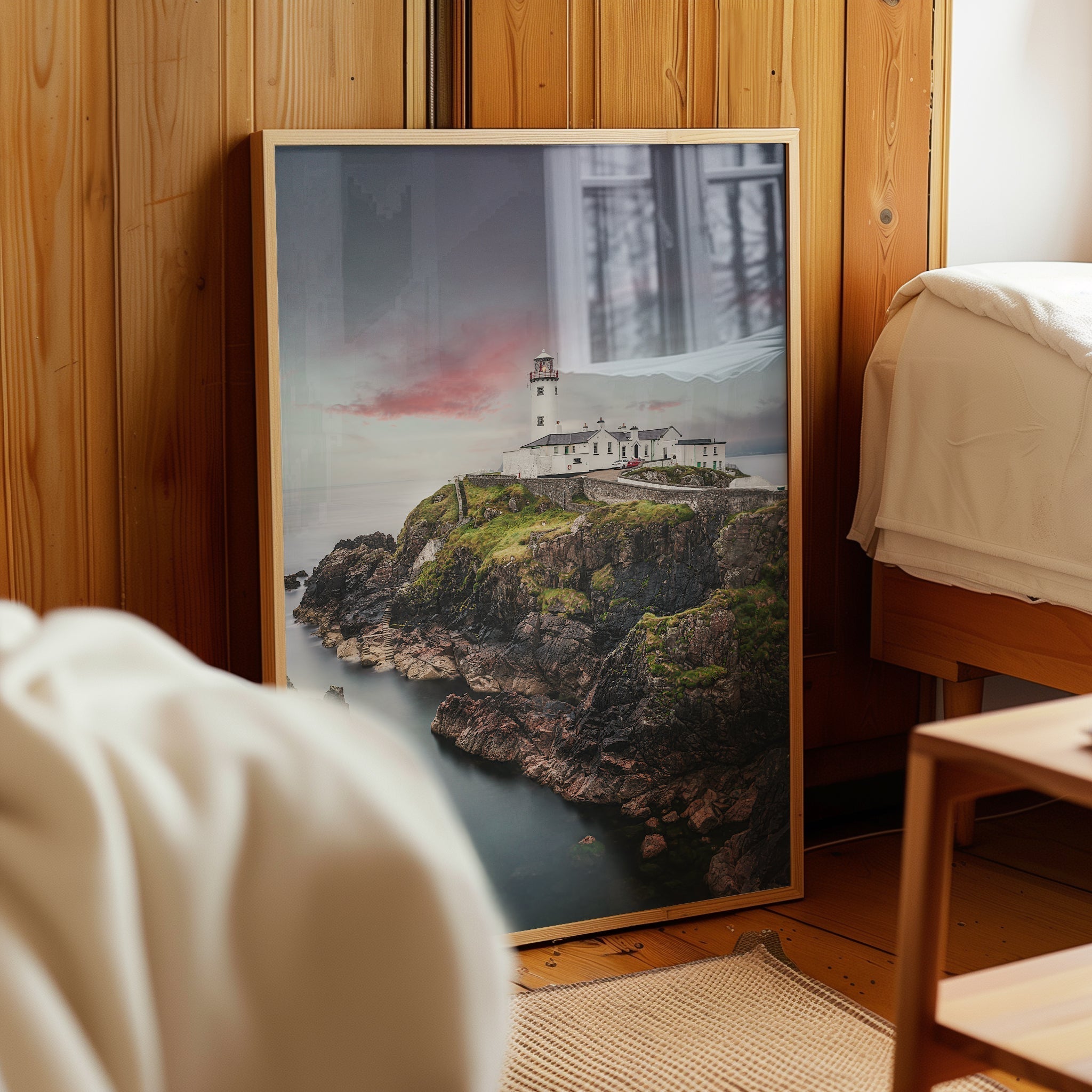 Fanad Lighthouse Wall Art – Irish Coastal Landscape Print from Donegal