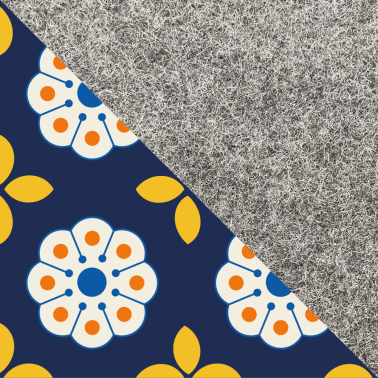 Umhängetasche für Xiaomi 14 Pro | aus Filz und Bio-Baumwolle | hellgrau - bloom | Modell KEDJA